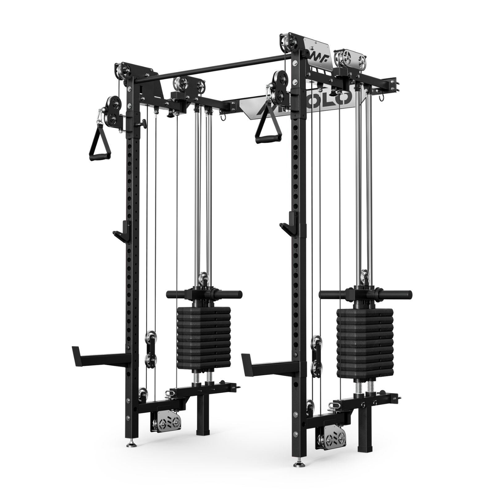 Mikologym CHEETAH™ 2.0 Elite Wall Mounted Folding Functional Trainer with Weight Stack - $999.99 at Mikolo