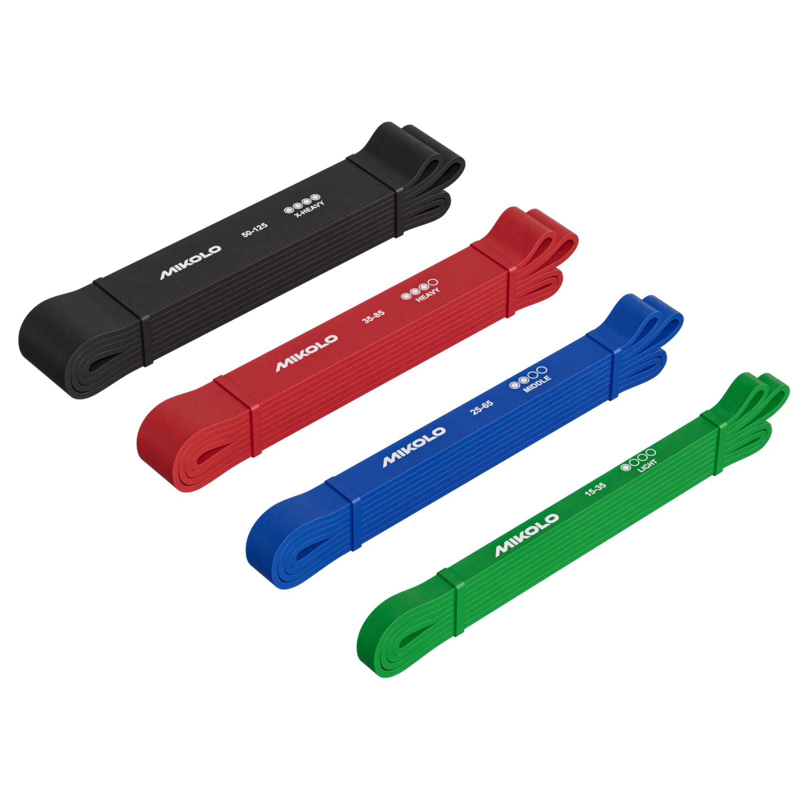 MIKOLO Rubber Resistance Band Set - $59.99 at Mikolo