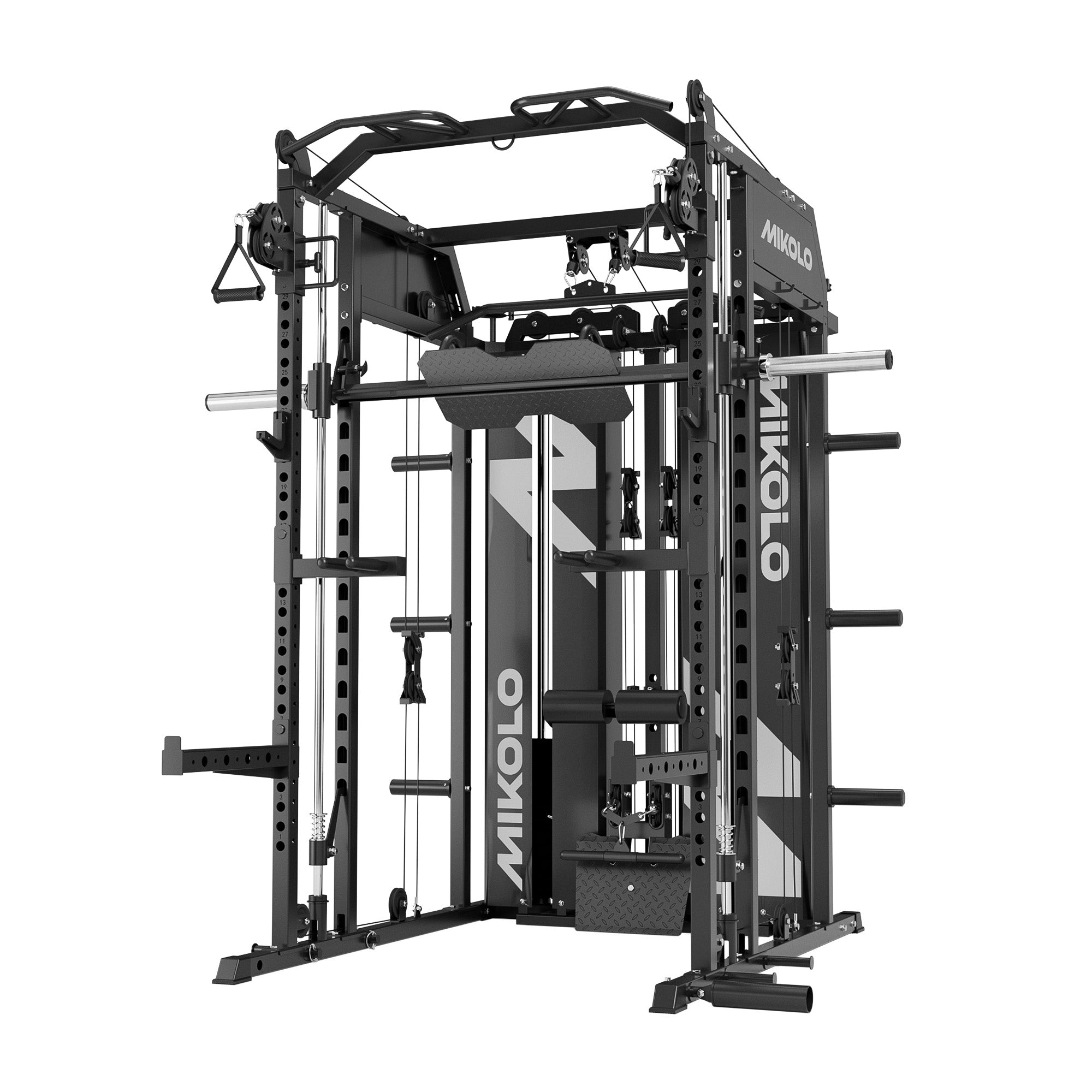 Mikologym HORUS™ Smith Machine Functional Trainer with Centralized Lat & Row System - $1799.99 at Mikolo