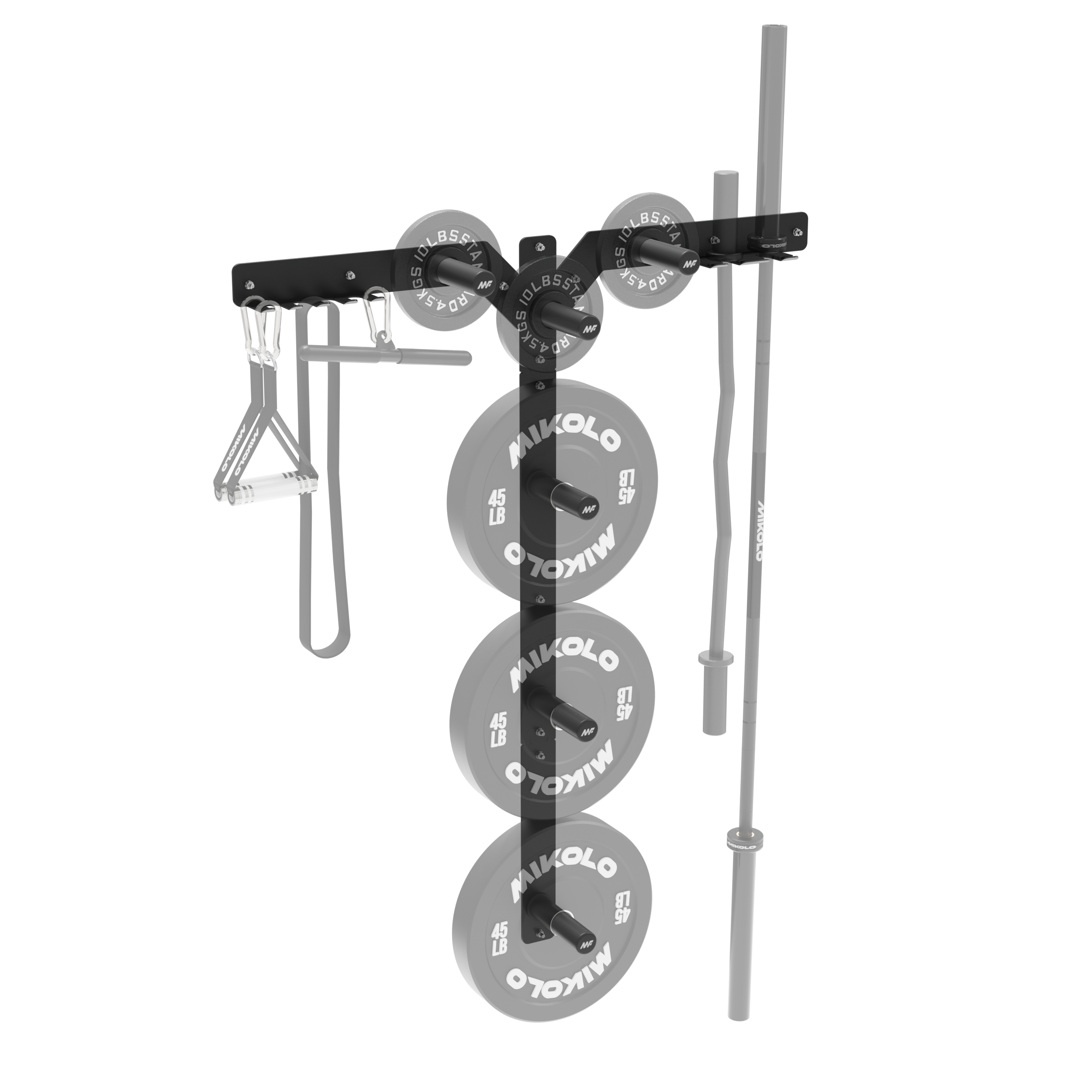 Mikologym Multipurpose Wall Mounted Storage Rack - $149.99 at Mikolo