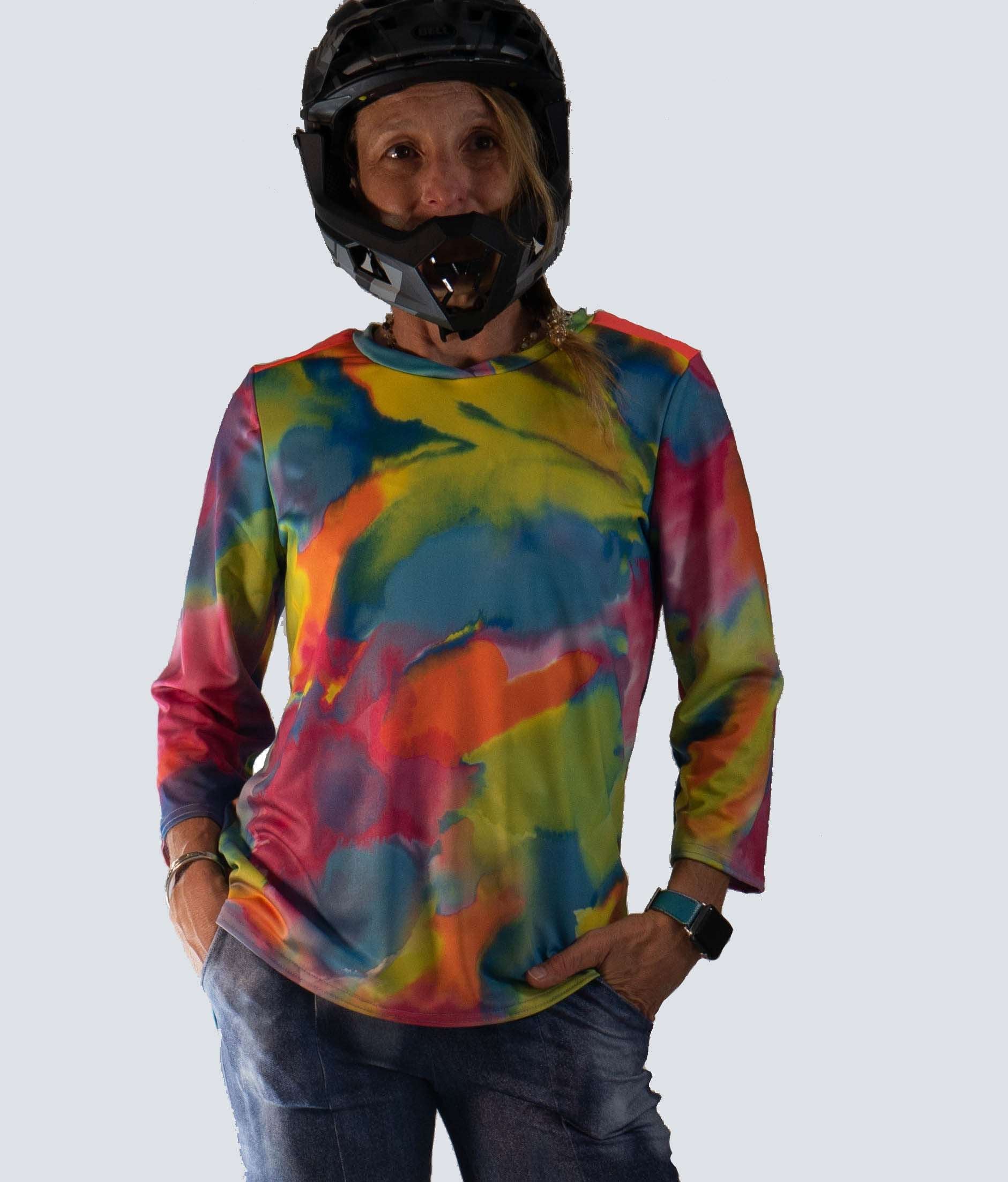 Moxie Cycling Color Burn Mid Weight Jersey - $45.00 at Moxie Cycling Company