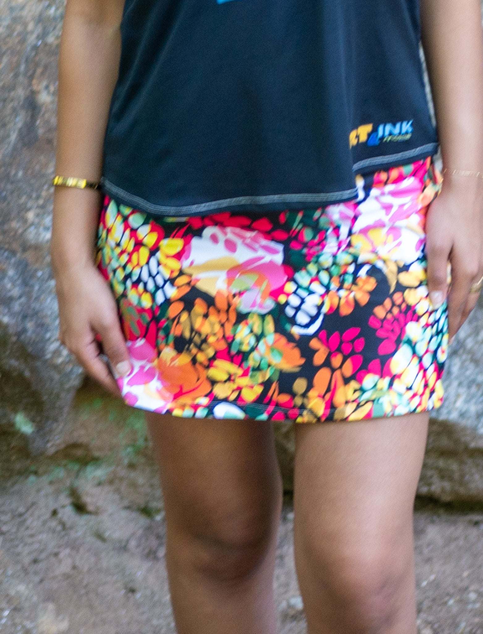 Sports Skirt- Tropical Print