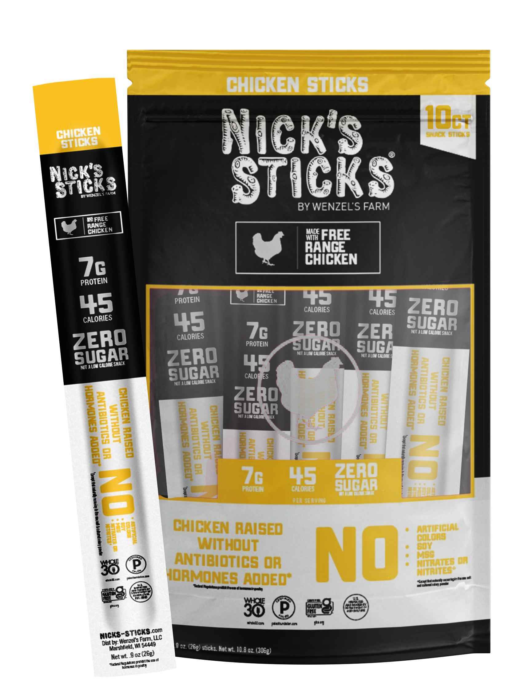 Chicken Sticks .9 oz - 10 Count Bag