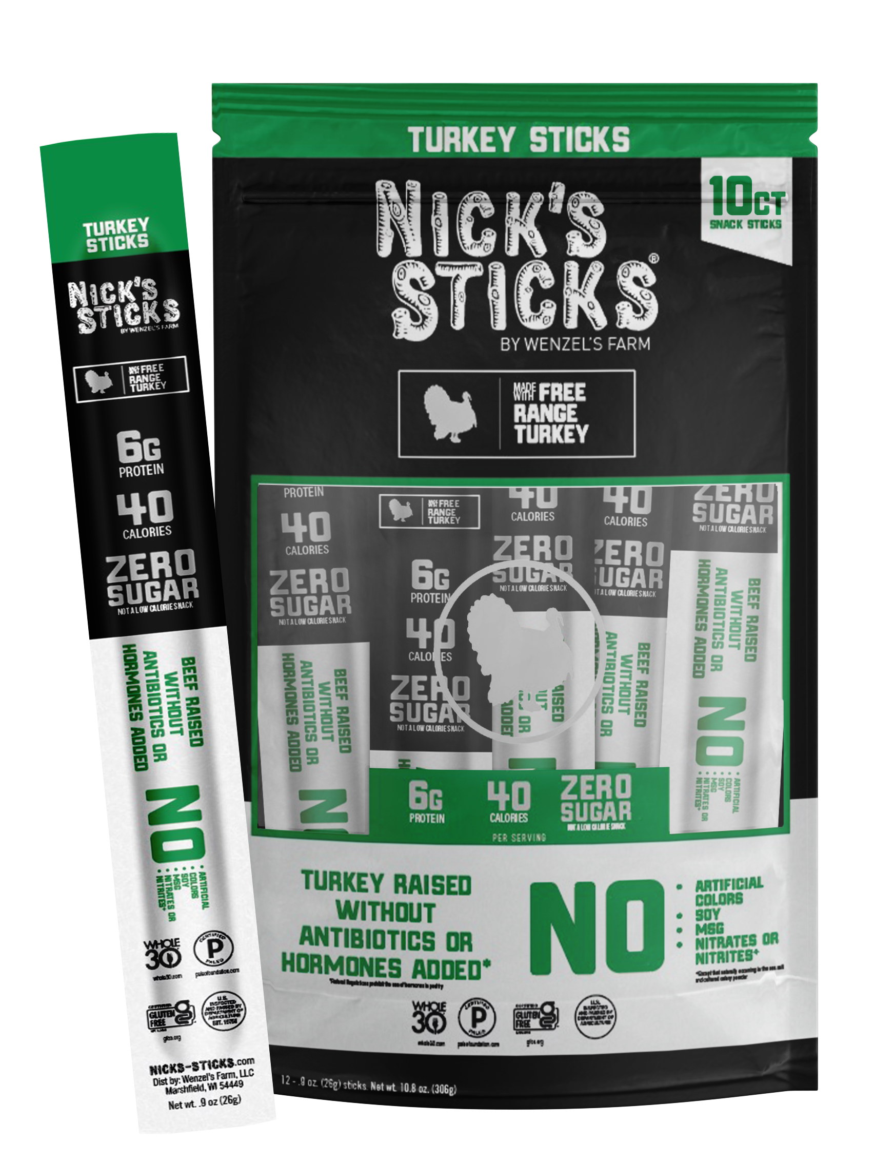 Turkey Sticks .9 oz - 10 Count Bag