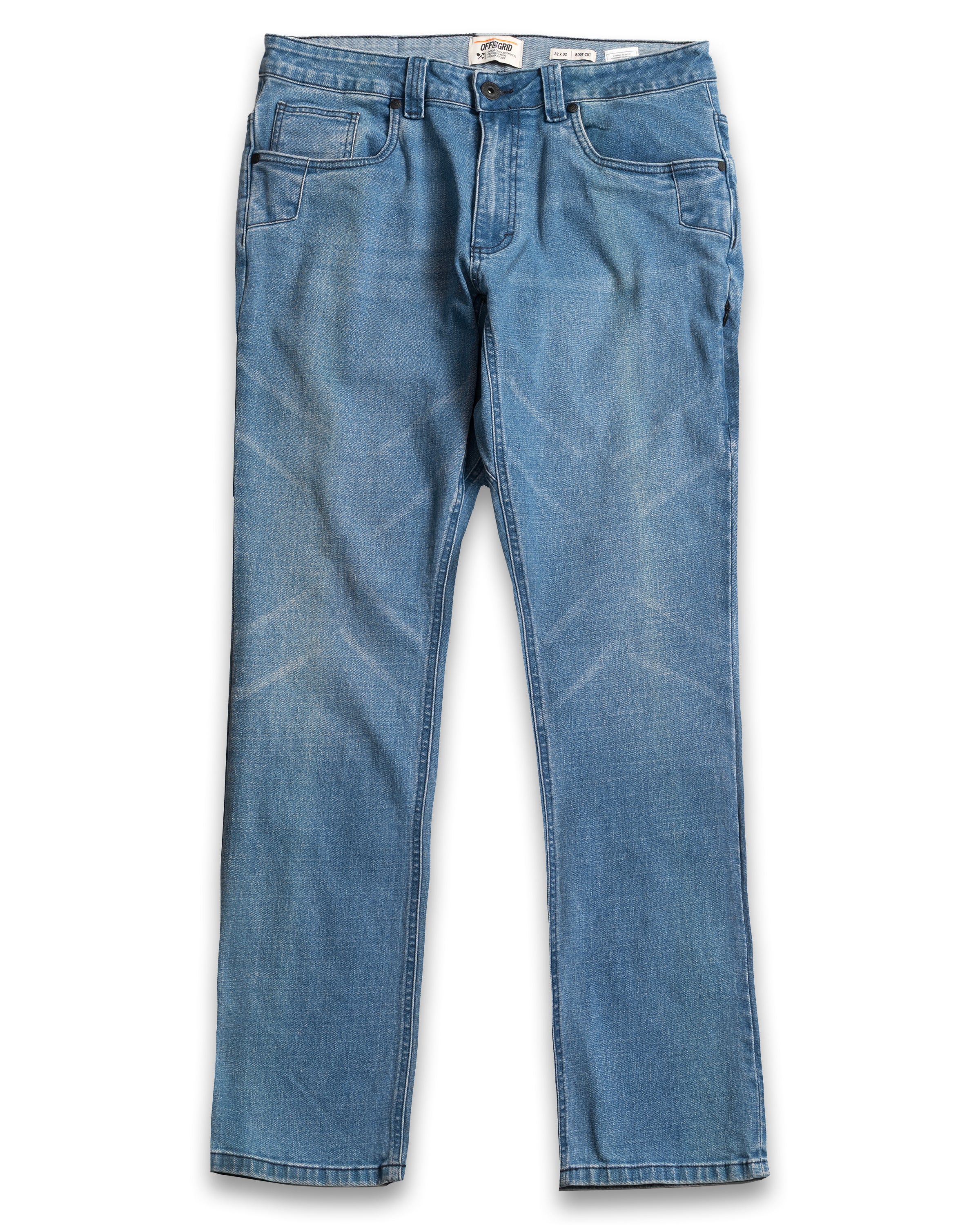 Off The Grid Hideout Denim Taper Fit Pants - Vintage Wash - $85.00 at Off The Grid Surplus