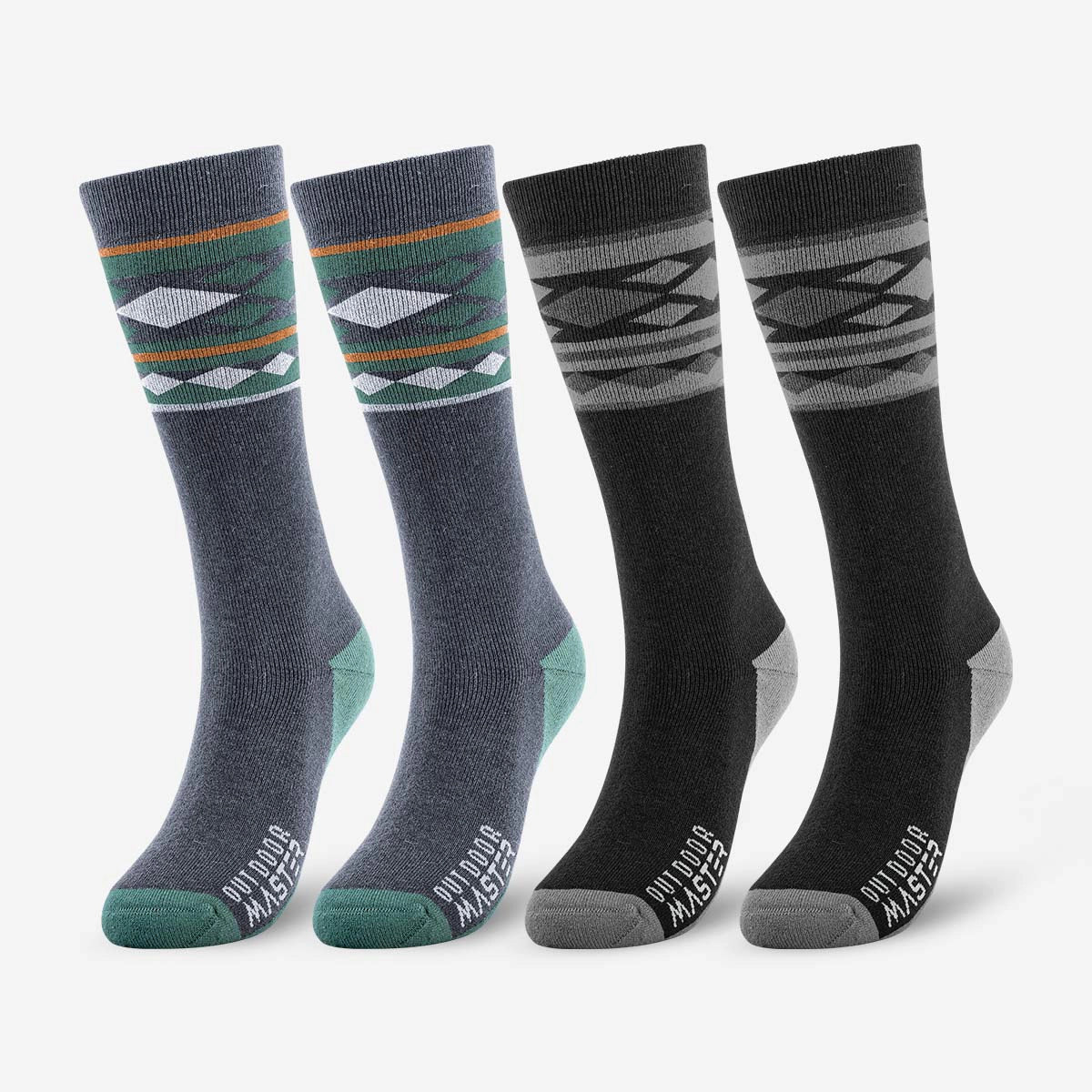OutdoorMaster 4-Pack Merino Wool Ski Socks - $39.99 at Outdoor Master
