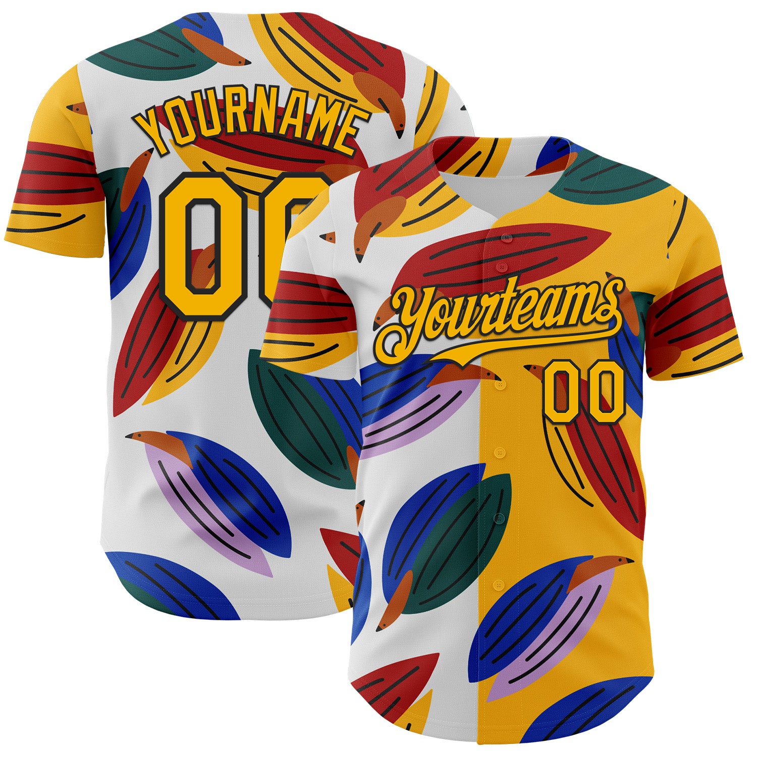 Fansidea-group-collabs Custom White Gold-Black Pablo Ferreira Birds Authentic Baseball Jersey - $34.99 at Proof Eyewear