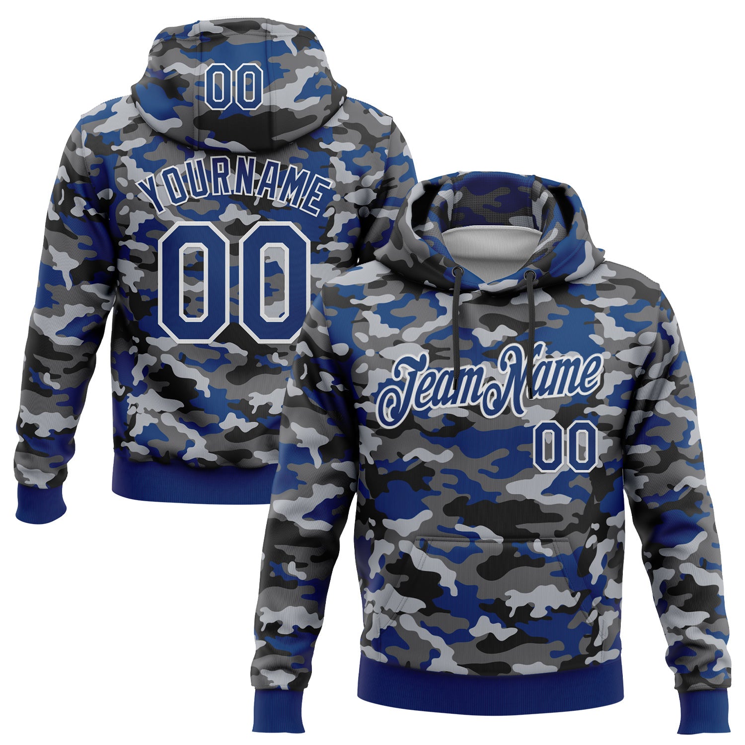 FansIdea Custom Stitched Camo US Navy Blue-White Salute To Service Pullover Sweatshirt Hoodie - $32.99 at Proof Eyewear