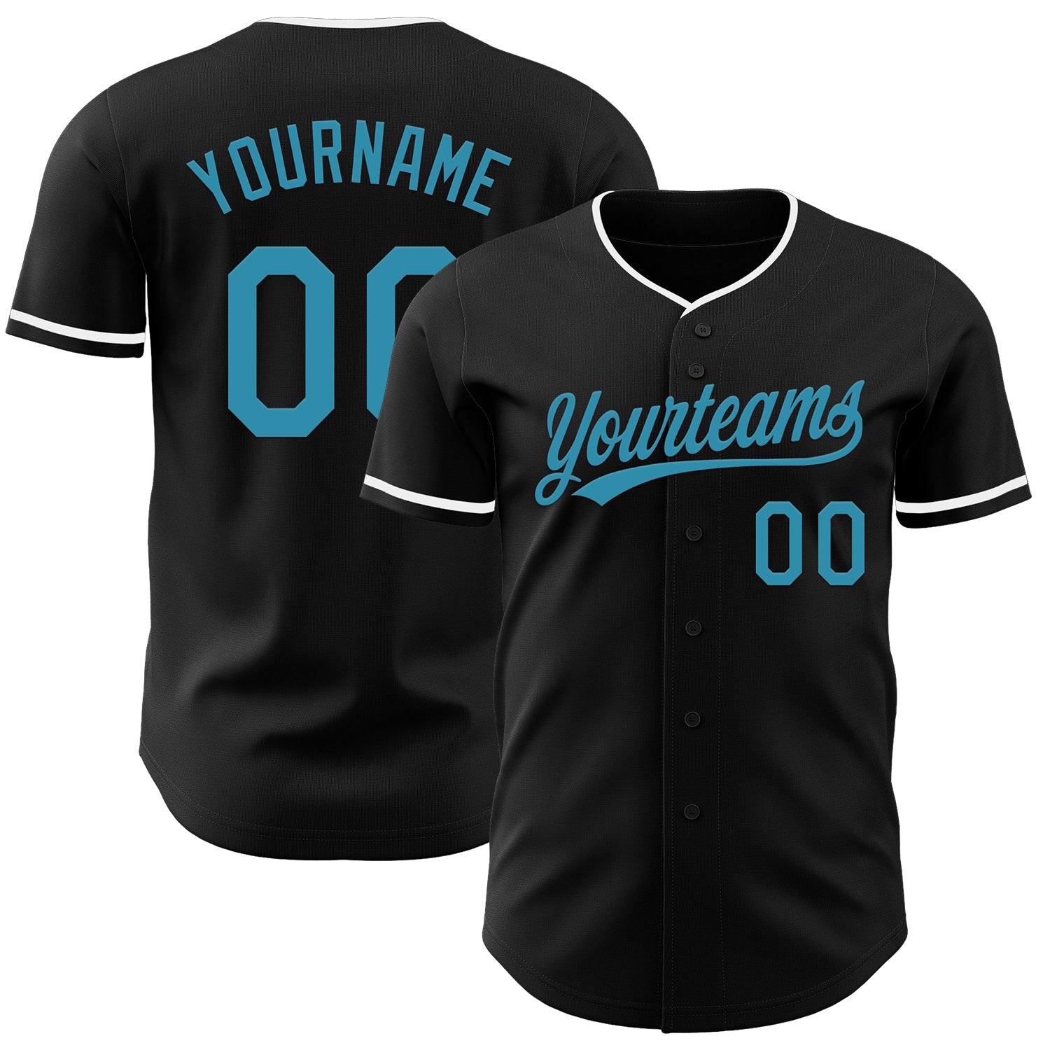 FansIdea Custom Black Panther Blue-White Authentic Baseball Jersey - $27.99 at Proof Eyewear