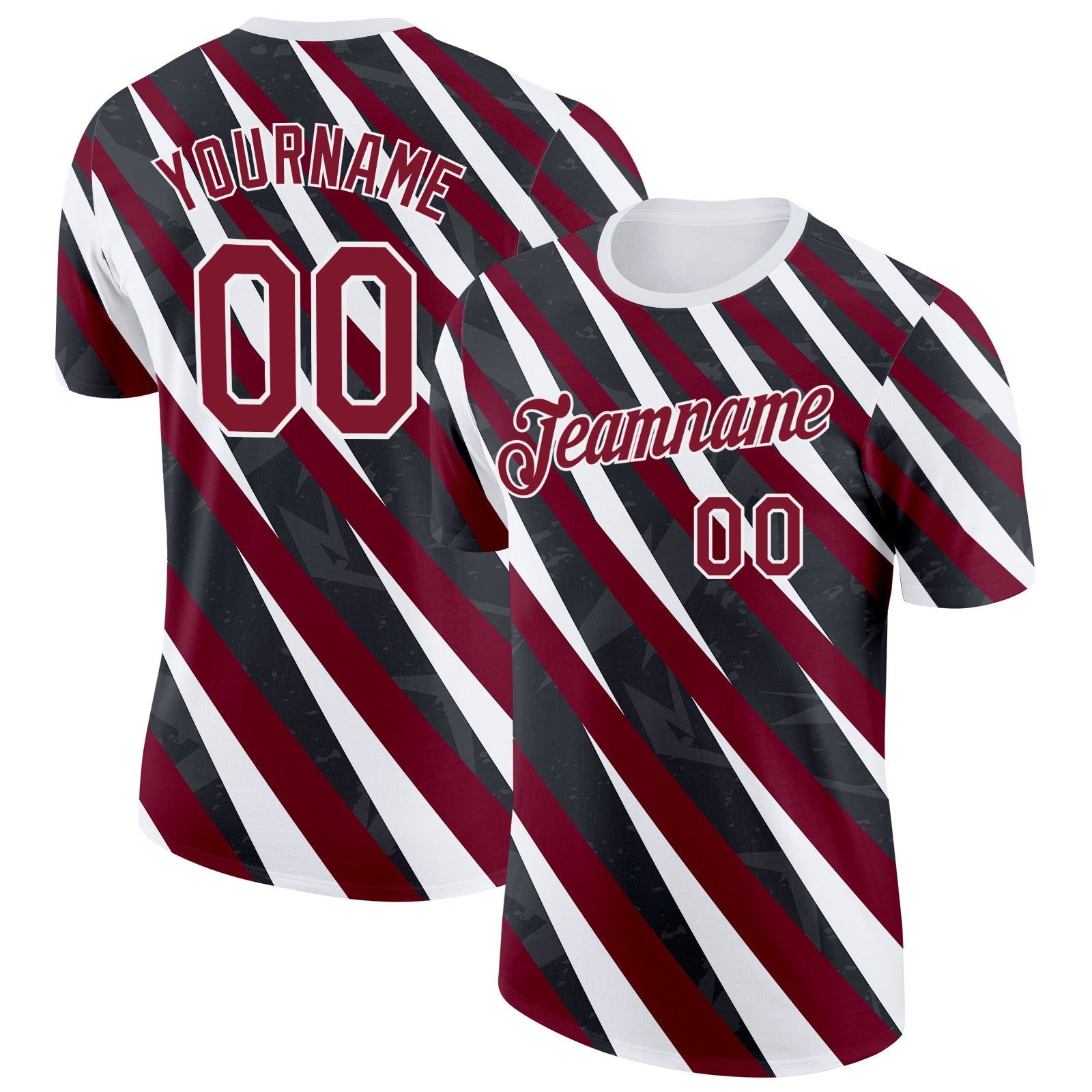 FansIdea Custom Black Crimson-White Canada Line Soccer Jersey Performance T-Shirt - $14.99 at Proof Eyewear