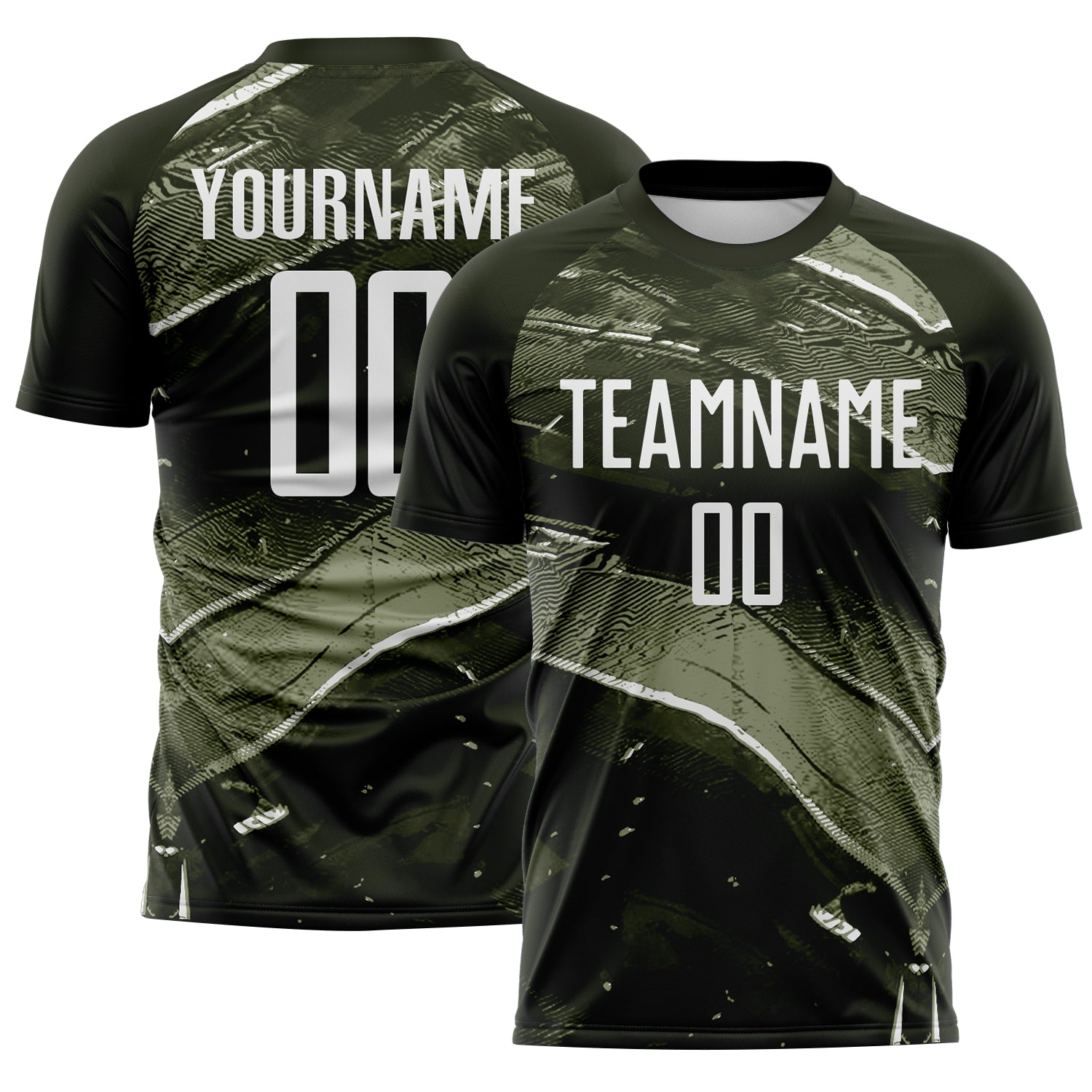 FansIdea Custom Brown-White Flowing Wave Sublimation Soccer Uniform Jersey - $16.99 at Proof Eyewear