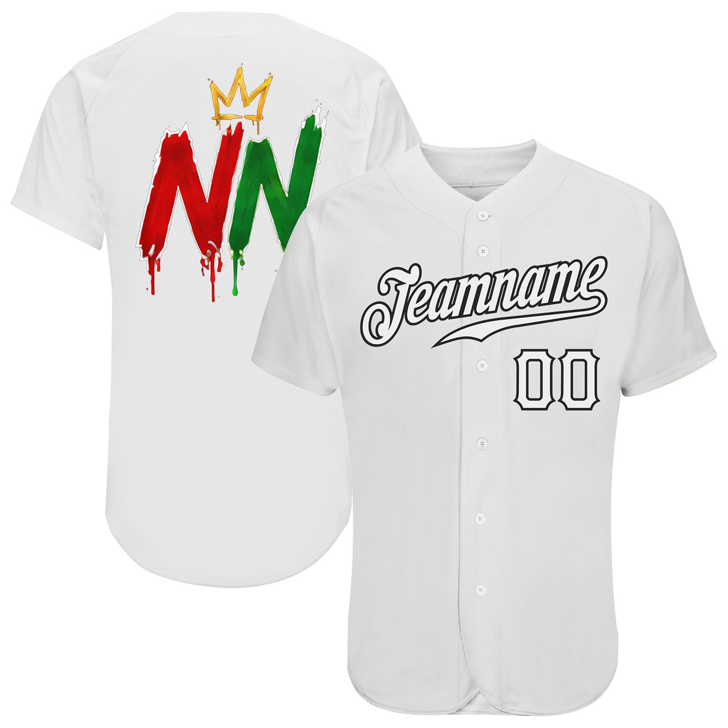 Fansidea-group-collabs Custom White-Black Nasty Nation Daily Authentic Baseball Jersey - $35.99 at Proof Eyewear
