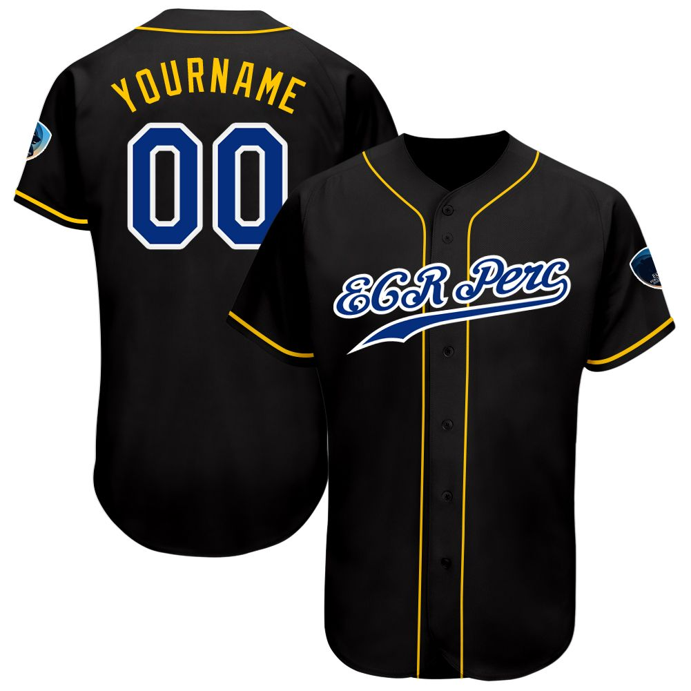 Fansidea-group-collabs Custom Black Royal-Gold El Camino Real Charter High School Authentic Baseball Jersey - $36.96 at Proof Eyewear