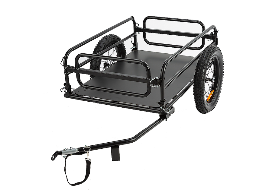 Bicycle trailer assembly (folding type)