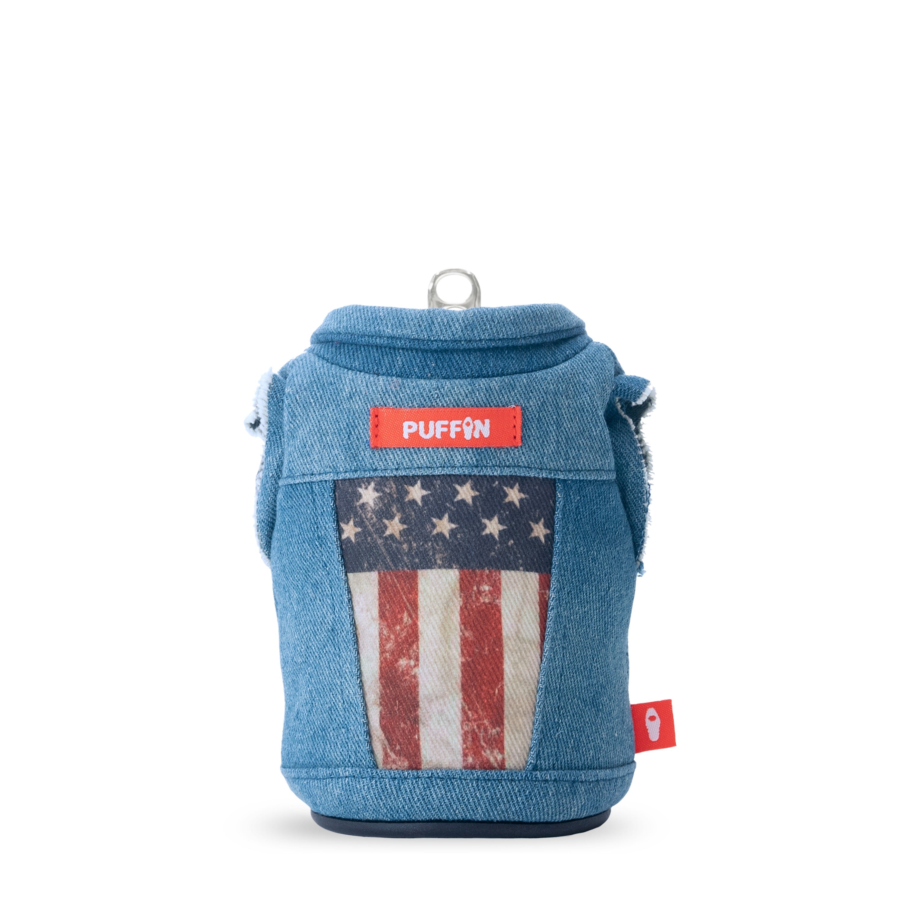 Puffin Drinkwear The Denim Vest Merica - $24.95 at Puffin Drinkwear