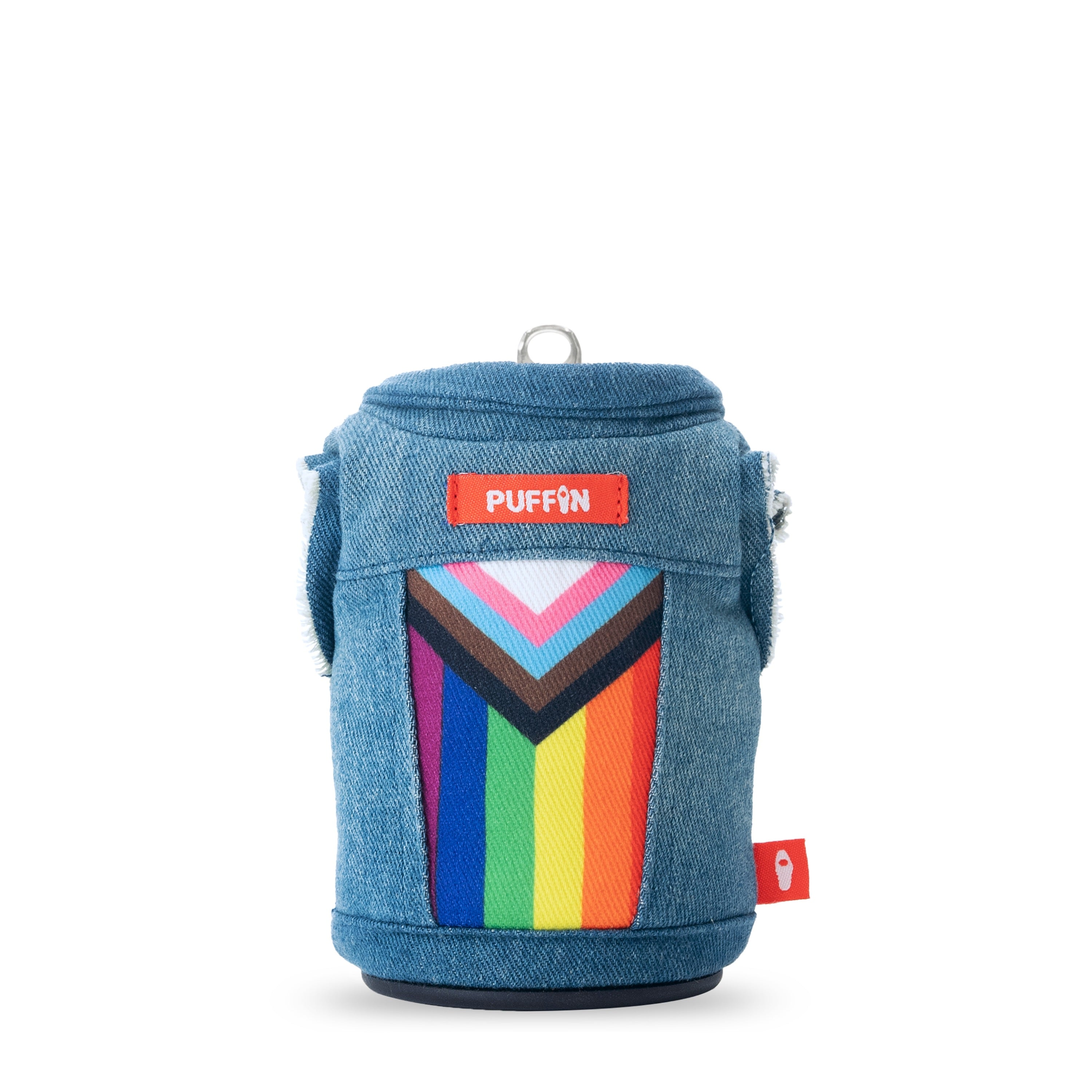 Puffin Drinkwear The Denim Vest Pride - $24.95 at Puffin Drinkwear
