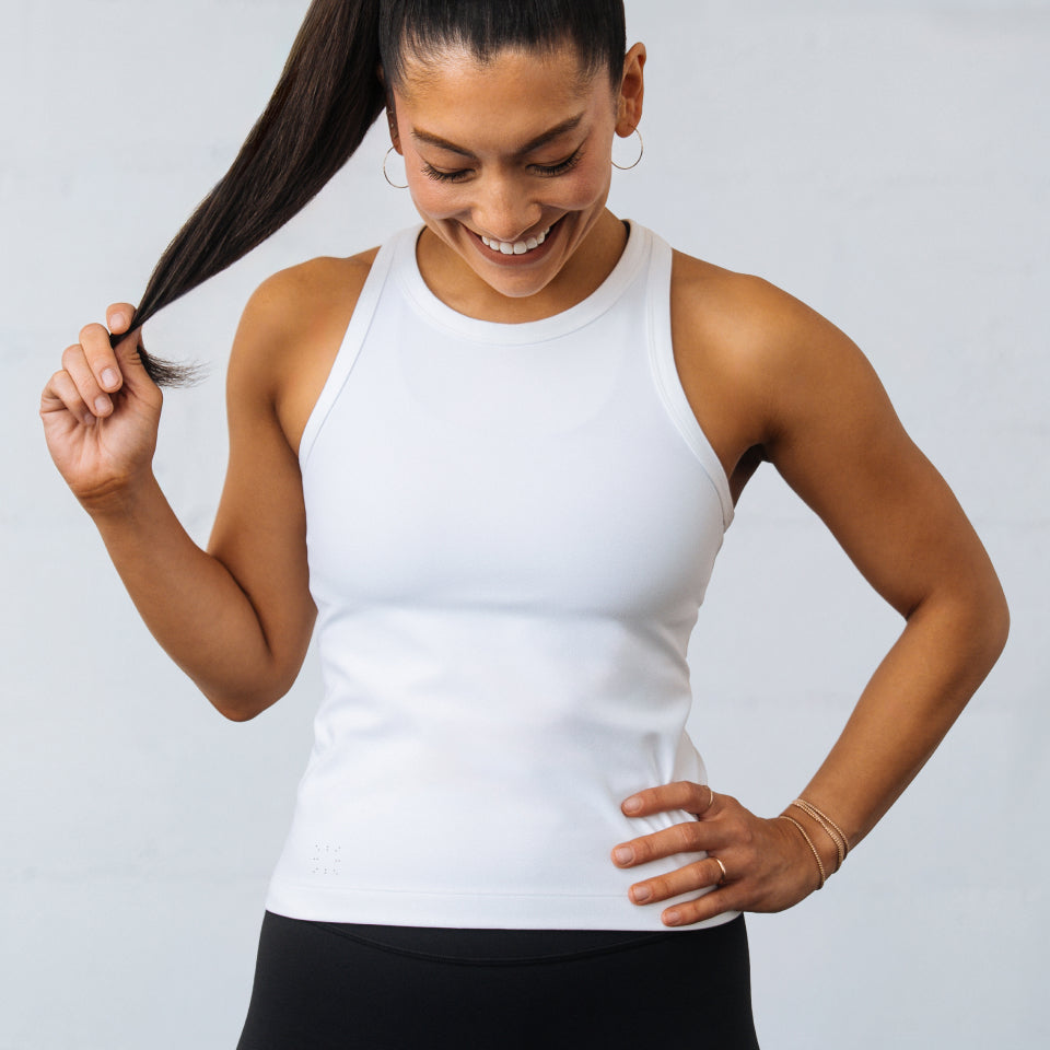 PVOLVE lululemon x Dani Coleman: Align™ Waist-Length Racerback Tank Top - $58.00 at Pvolve