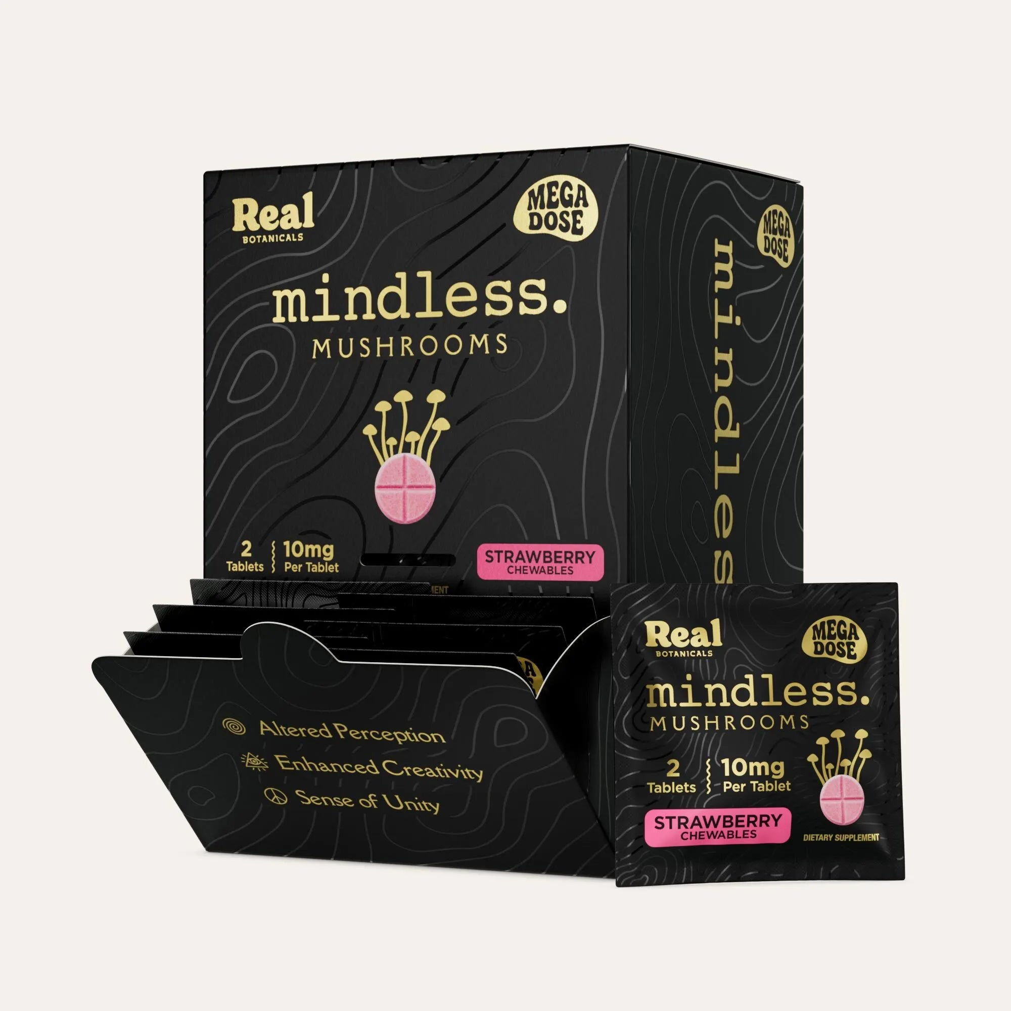 Real Botanicals Mindless Tablets - Megadose (10mg) - 2ct. - $200.00 at Real Botanicals