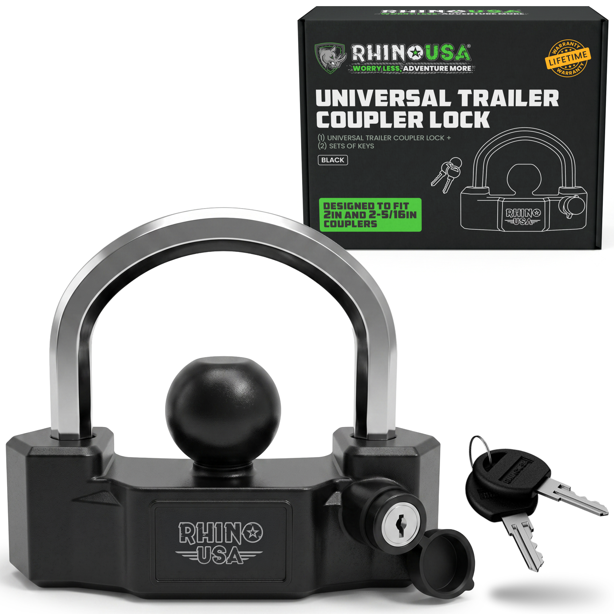 Universal Trailer Coupler Lock