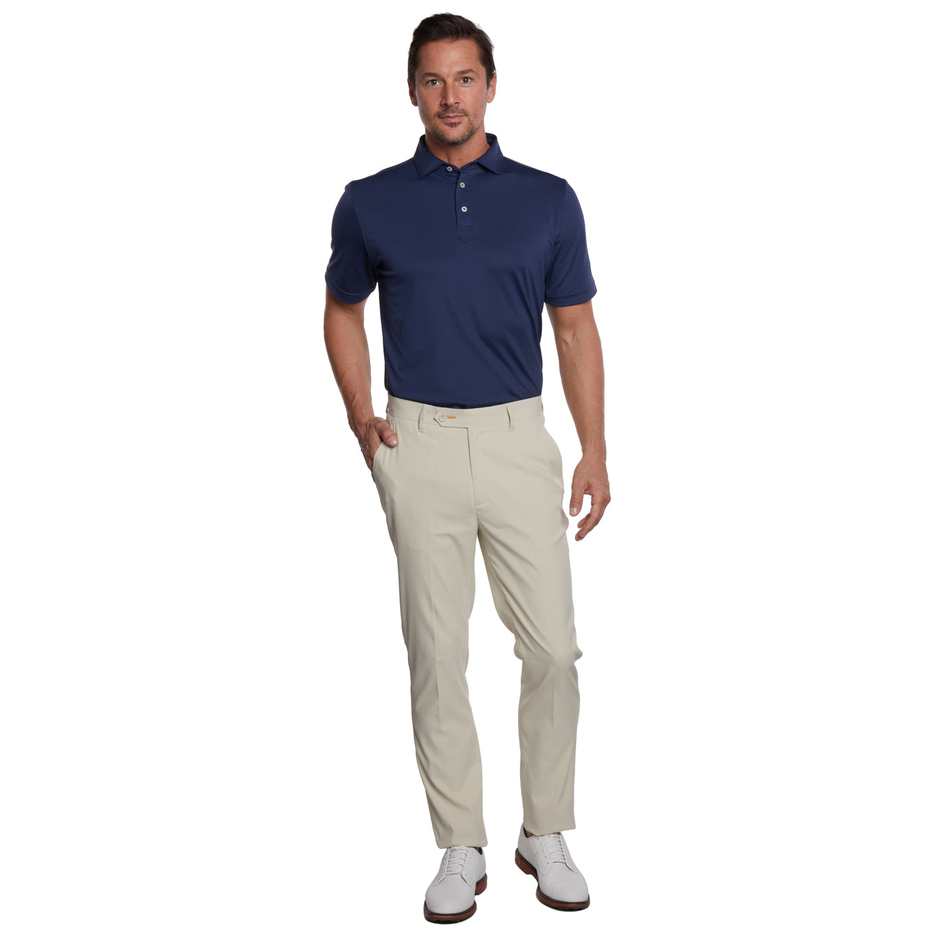 Flat Front Tech Pants