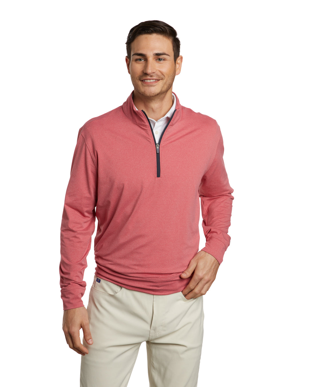 Stitch Golf Scout Heathered 1/4 Zip - $128.00 at STITCH Golf