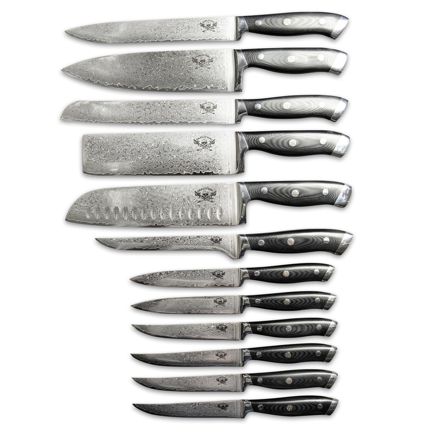 Kitchen Knife Set - Back in Black