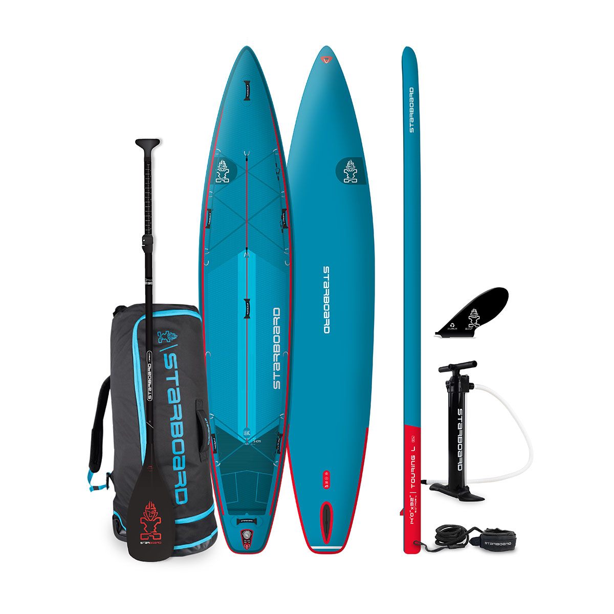 14' x 32" Touring L Deluxe Lite Inflatable SUP Package