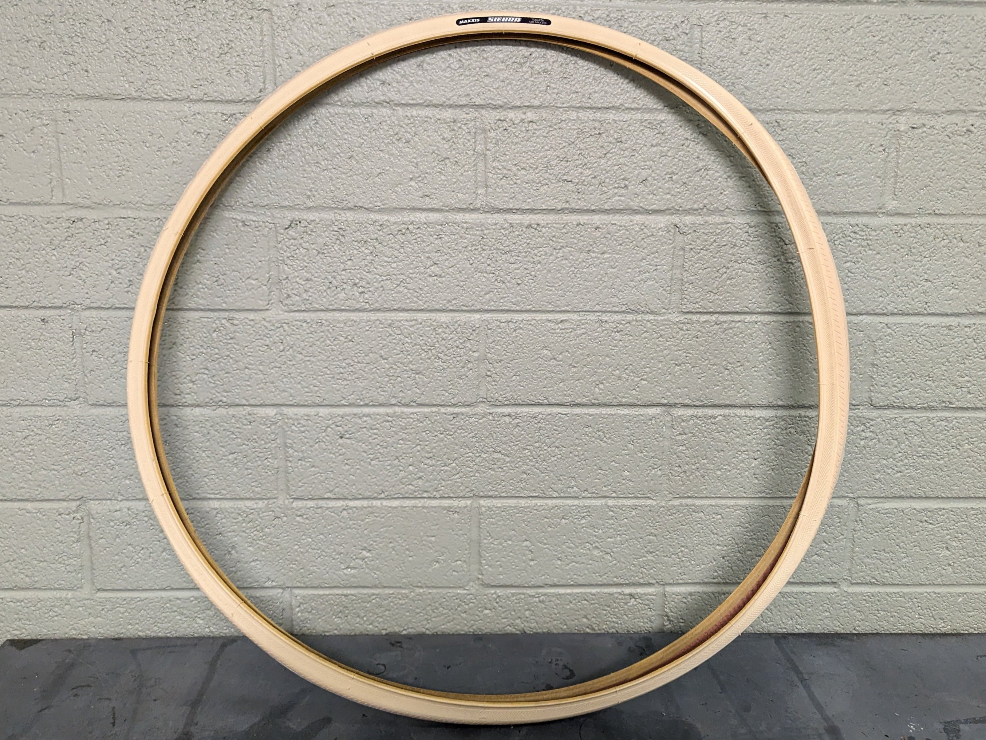 State Bicycle Co. #NewOpenBoxItem - Maxxis Sierra - 700x23c Tire - Cream Color - $14.50 at State Bicycle CO.