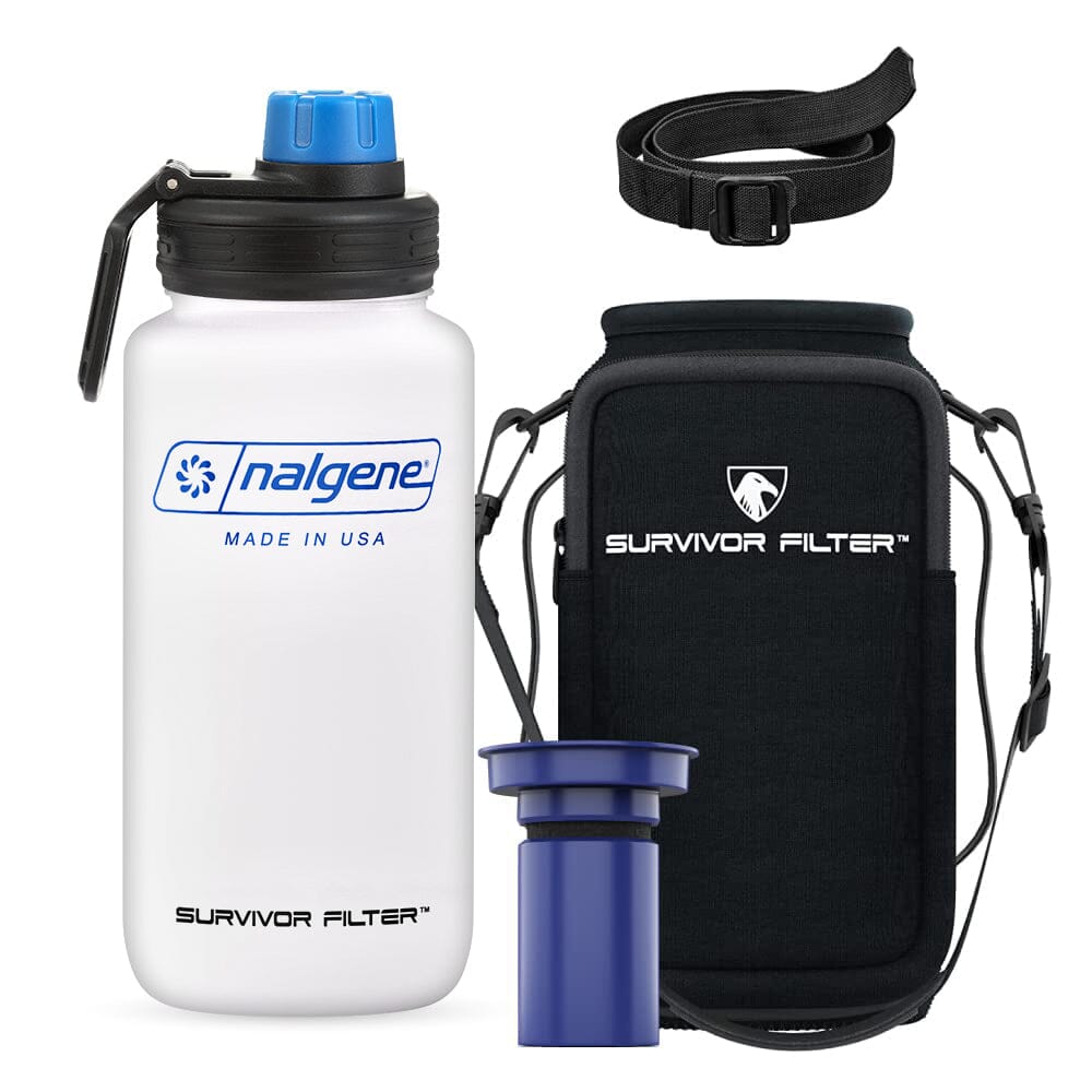 Survivor Filter SURVIVOR FILTER™ Active All Terrain Filtration Bottle & Carrier System - $49.95 at Survivor Filter