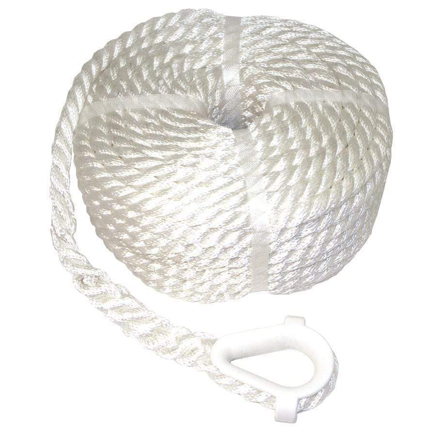 T-H Marine 3/8" X 50' 3-Strand Nylon Anchor Line - $20.99 at T-H Marine