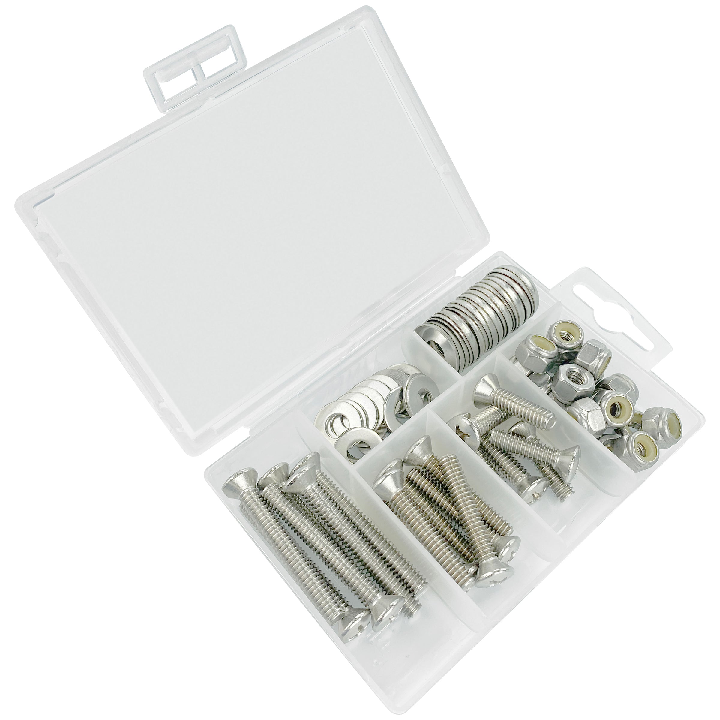 72 Piece Phillips Oval Head Machine Kit
