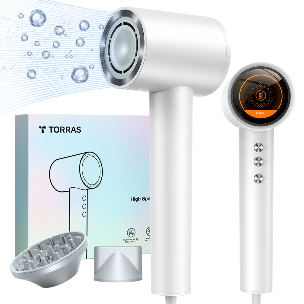 TORRAS TORRAS COOLiFY Stream Hair Dryer - Arctic White [US Only] - $149.00 at TORRAS-COOLiFY