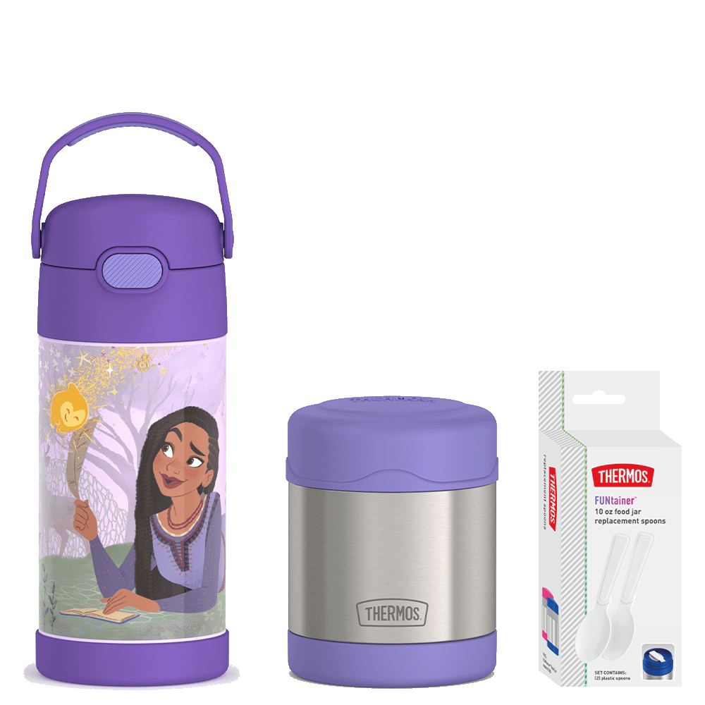 Thermos Brand 12oz Disney's Wish FUNtainer® Water Bottle & 10oz Food Jar Bundle - $24.99 at Thermos L.L.C.