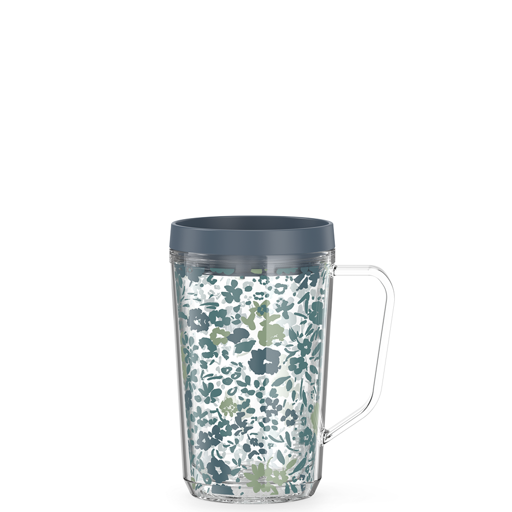 Thermos 16oz Double Wall Desk Mug Blue Floral - $12.99 at Thermos L.L.C.
