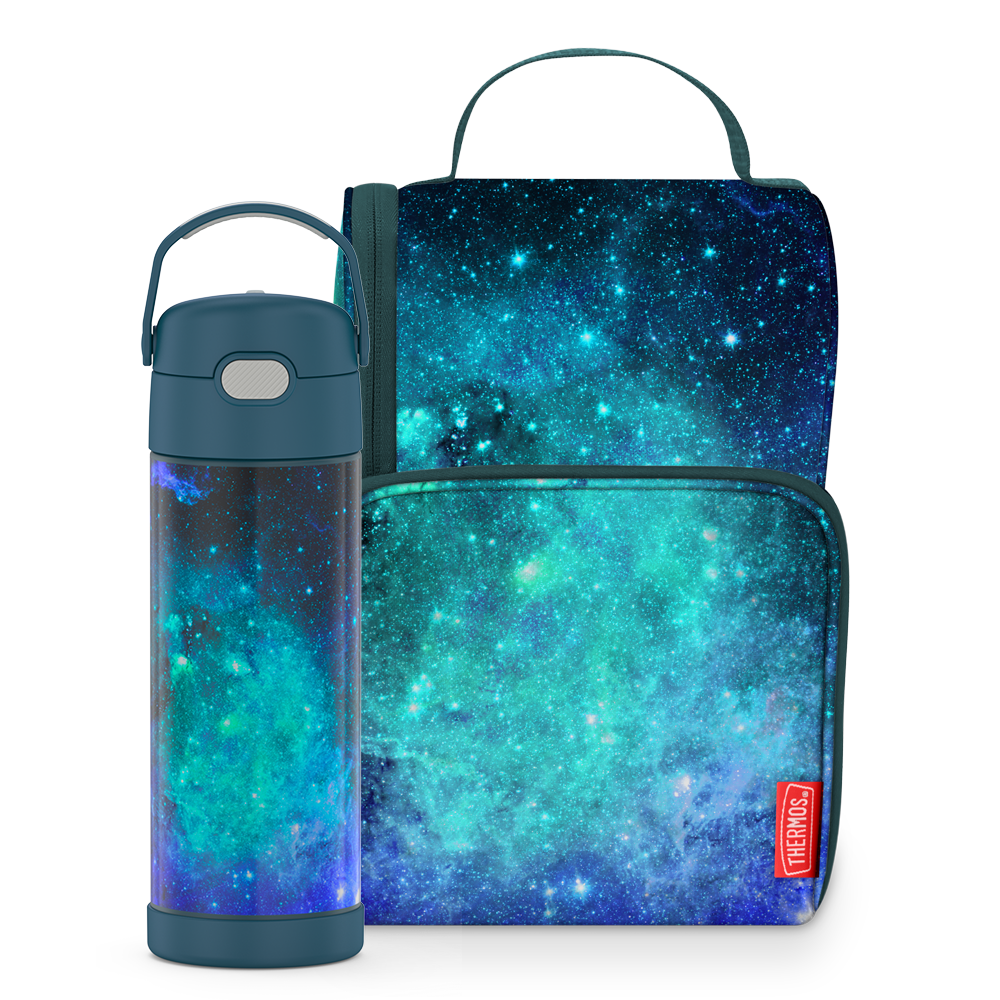 Thermos Brand 16oz FUNtainer® Water Bottle & Lunch Box Bundle - Galaxy Teal - $29.99 at Thermos L.L.C.