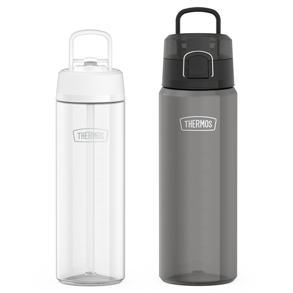 Thermos Brand 26oz Straw Lid & 32oz Spout Lid Tritan™ Water Bottle Bundle - Clear & Smoke - $23.99 at Thermos L.L.C.