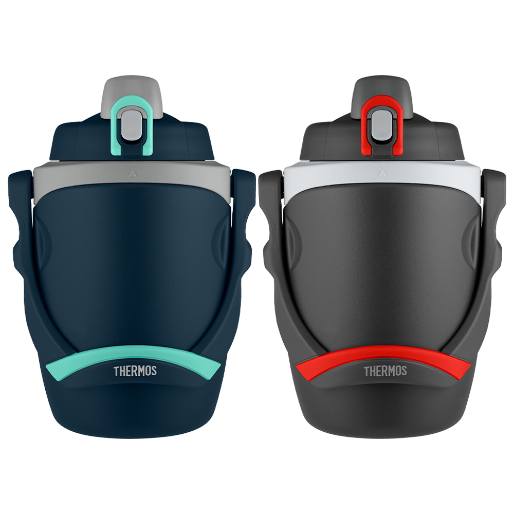 Thermos Brand 64oz Insulated Water Bottle Navy & Black Bundle - $30.00 at Thermos L.L.C.