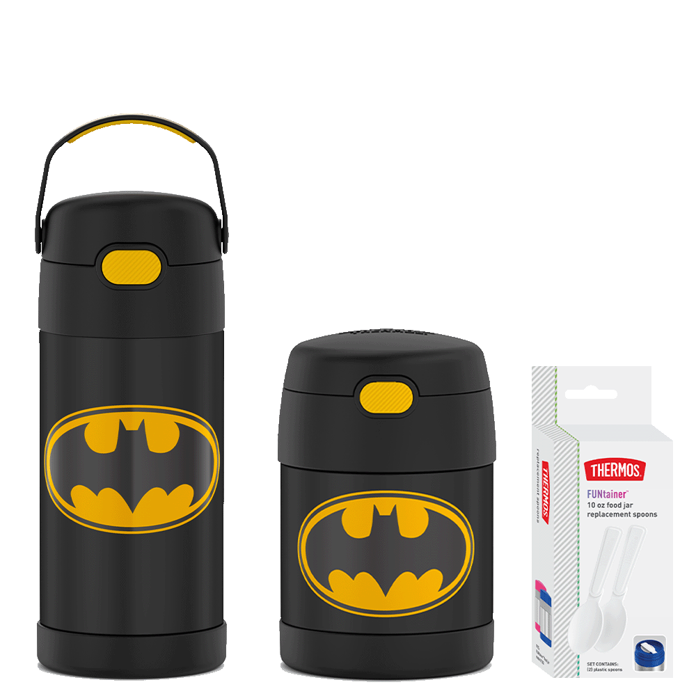 Thermos Brand Batman 12oz FUNtainer® Water Bottle & 10oz Food Jar Bundle - $34.99 at Thermos L.L.C.