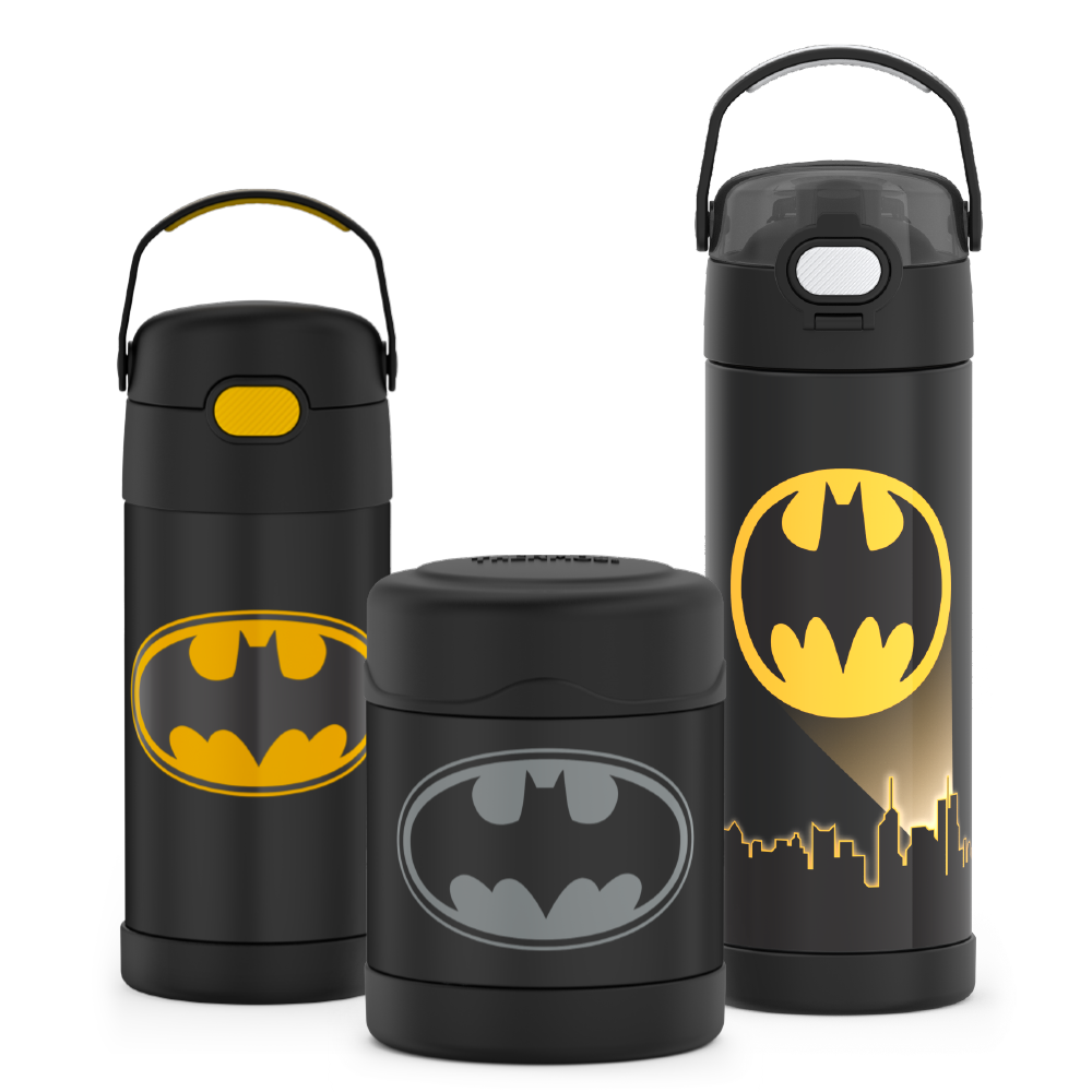 Thermos Brand Batman Bundle - 12oz FUNtainer® Water Bottle, 16oz FUNtainer® Water Bottle and 10oz FUNtainer® Food Jar - $49.99 at Thermos L.L.C.