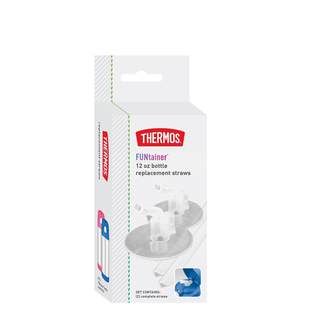 Thermos 12oz FUNtainer® Bottle Replacement Straws 2-Pack - $6.99 at Thermos L.L.C.