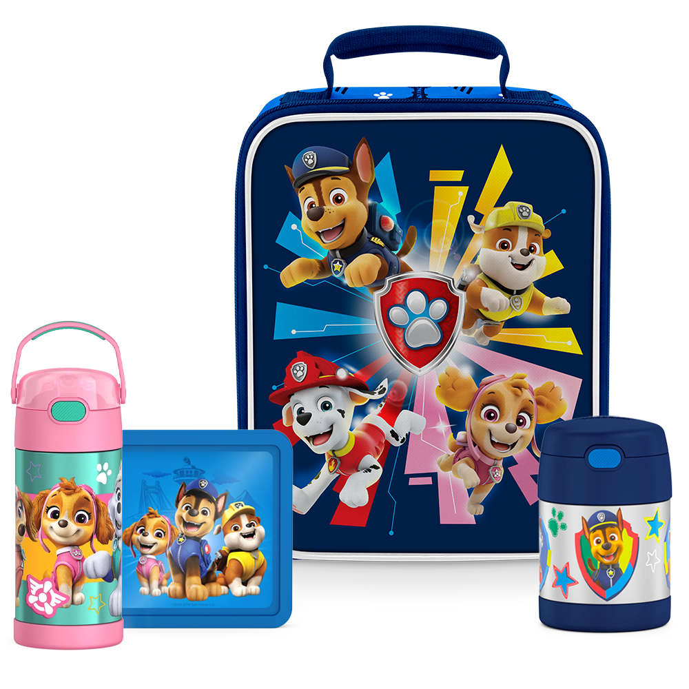 Thermos Brand Paw Patrol Skye Bundle - Soft Lunch Box, 12oz FUNtainer® Water Bottle, 10oz FUNtainer® Food Jar & Hard Ice - $49.99 at Thermos L.L.C.