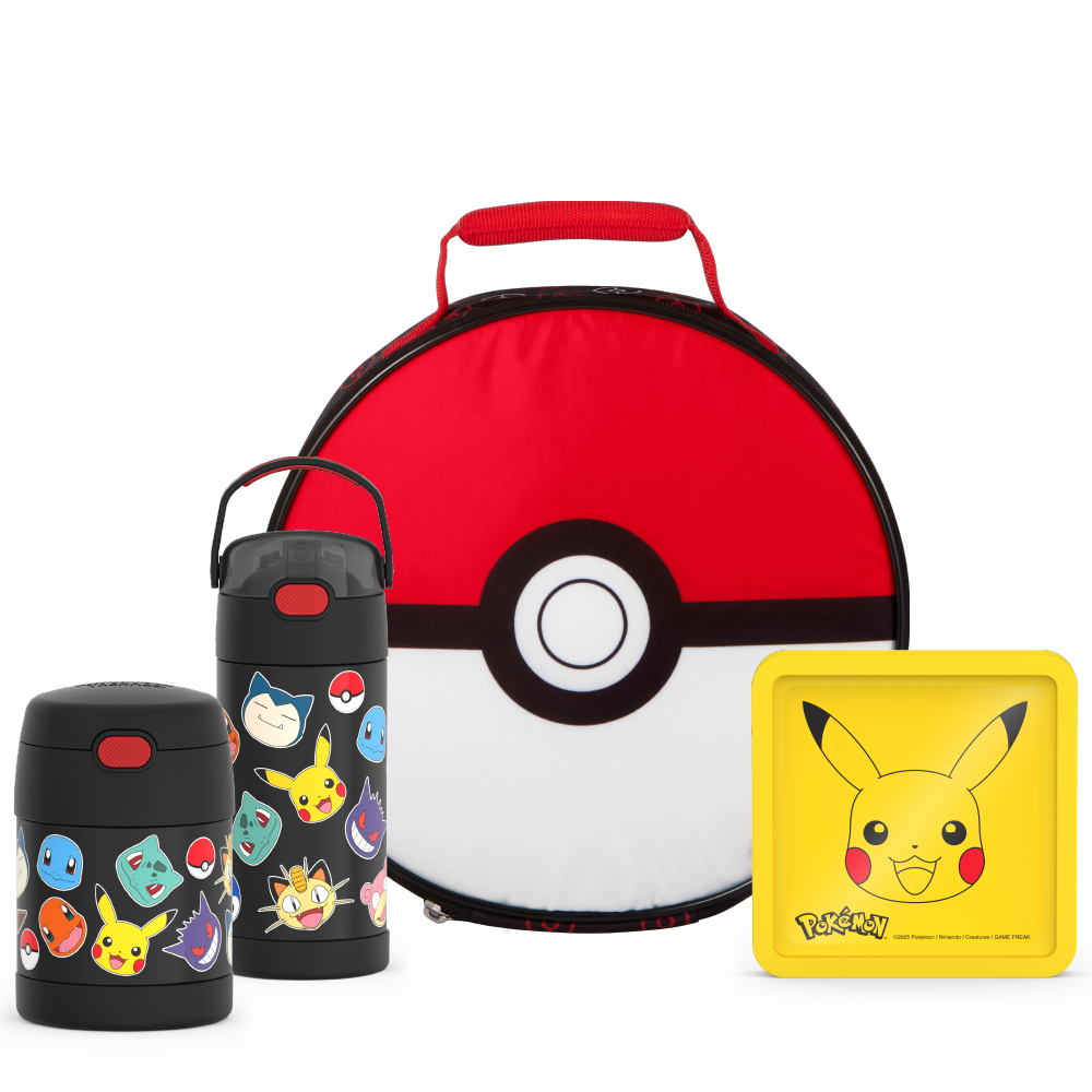 Thermos Brand Pokémon Bundle - Novelty Lunch Box, 12oz FUNtainer® Water Bottle, 10oz FUNtainer® Food Jar & Hard Ice - $49.99 at Thermos L.L.C.