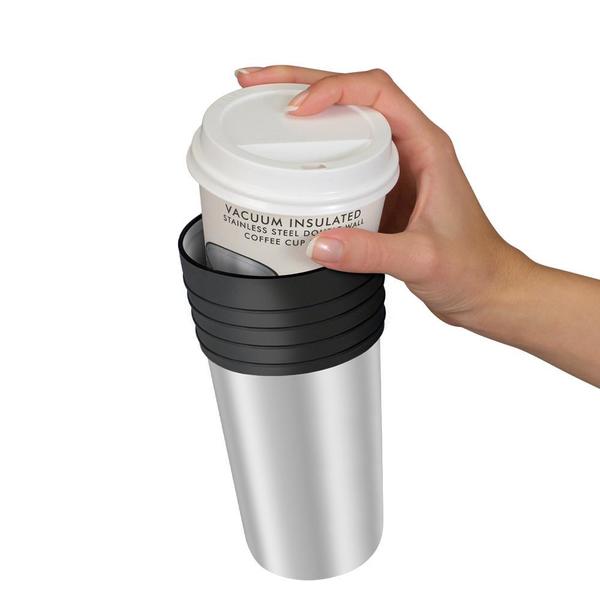 Thermos Stainless Steel Coffee Cup Insulator - $12.99 at Thermos L.L.C.