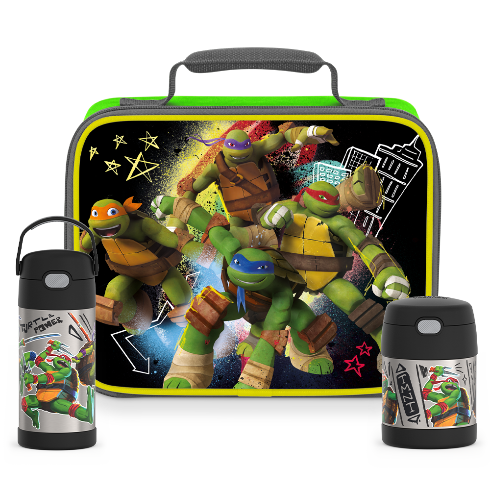 Thermos Brand Teenage Mutant Ninja Turtles Bundle - Soft Lunch Box, 12oz FUNtainer® Water Bottle & 10oz FUNtainer® Food Jar - $44.99 at Thermos L.L.C.