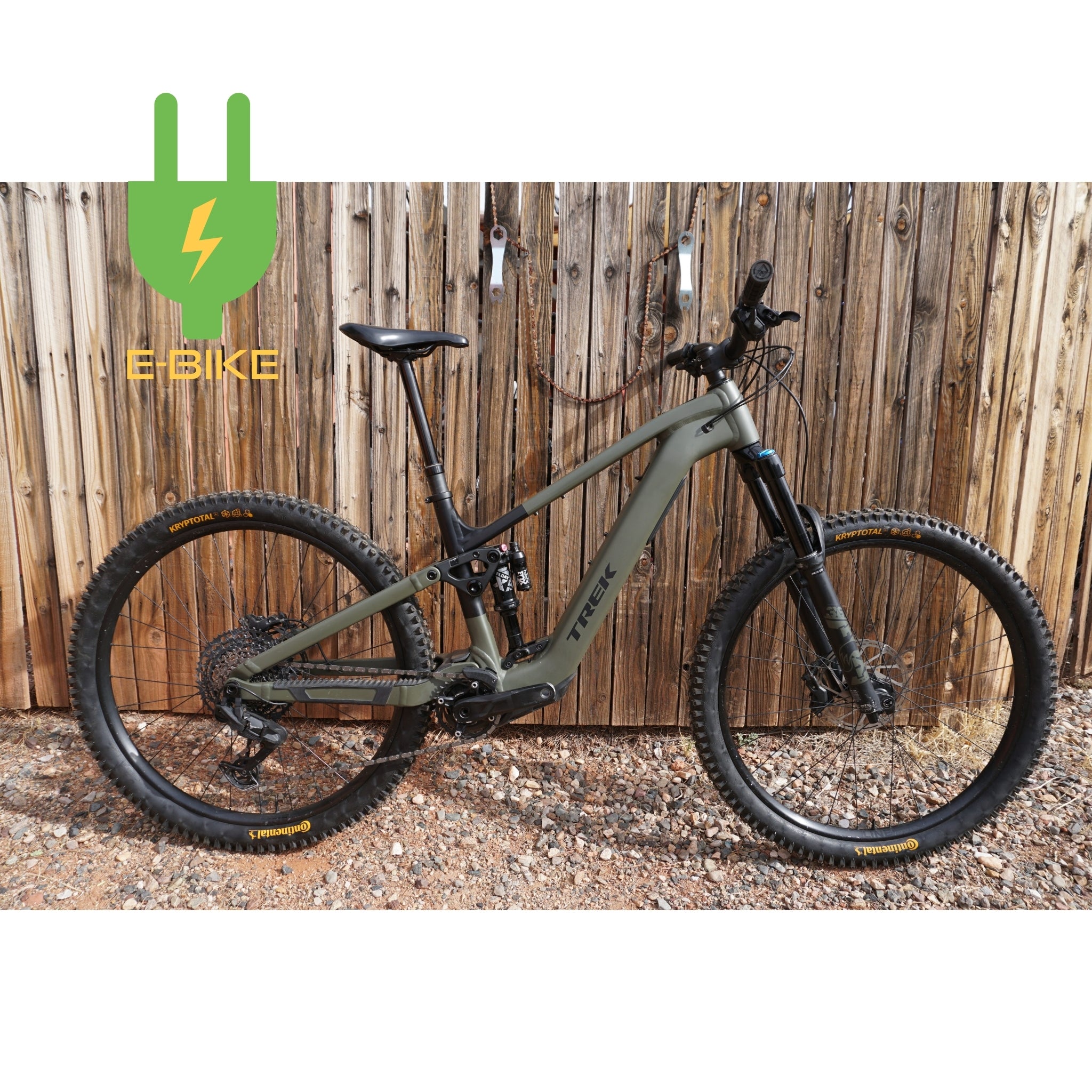 Used Rental Bike #6122 - Trek - Fuel+ EX 8 - Olive Grey - Large - $4799.99 at Thunder Mountain Bikes
