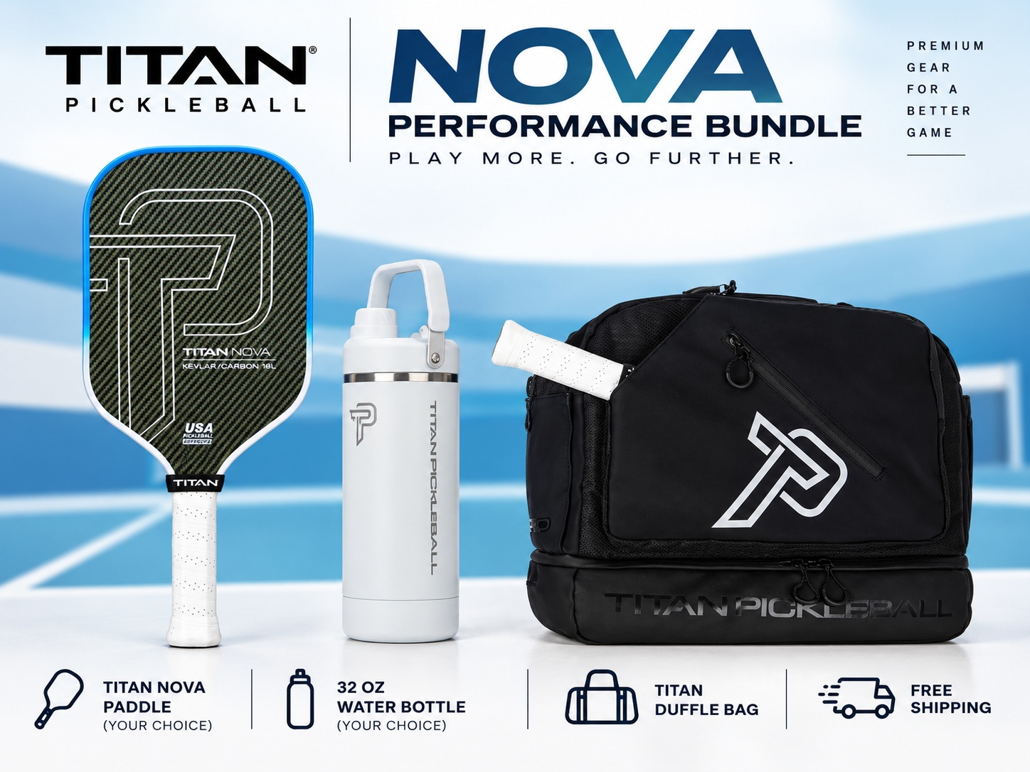 Titan Pickleball Titan Nova Performance Bundle - $269.99 at Titan Pickleball