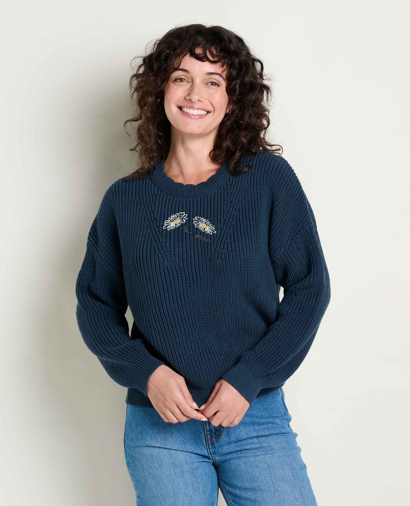 Bianca Pattern Crew Sweater
