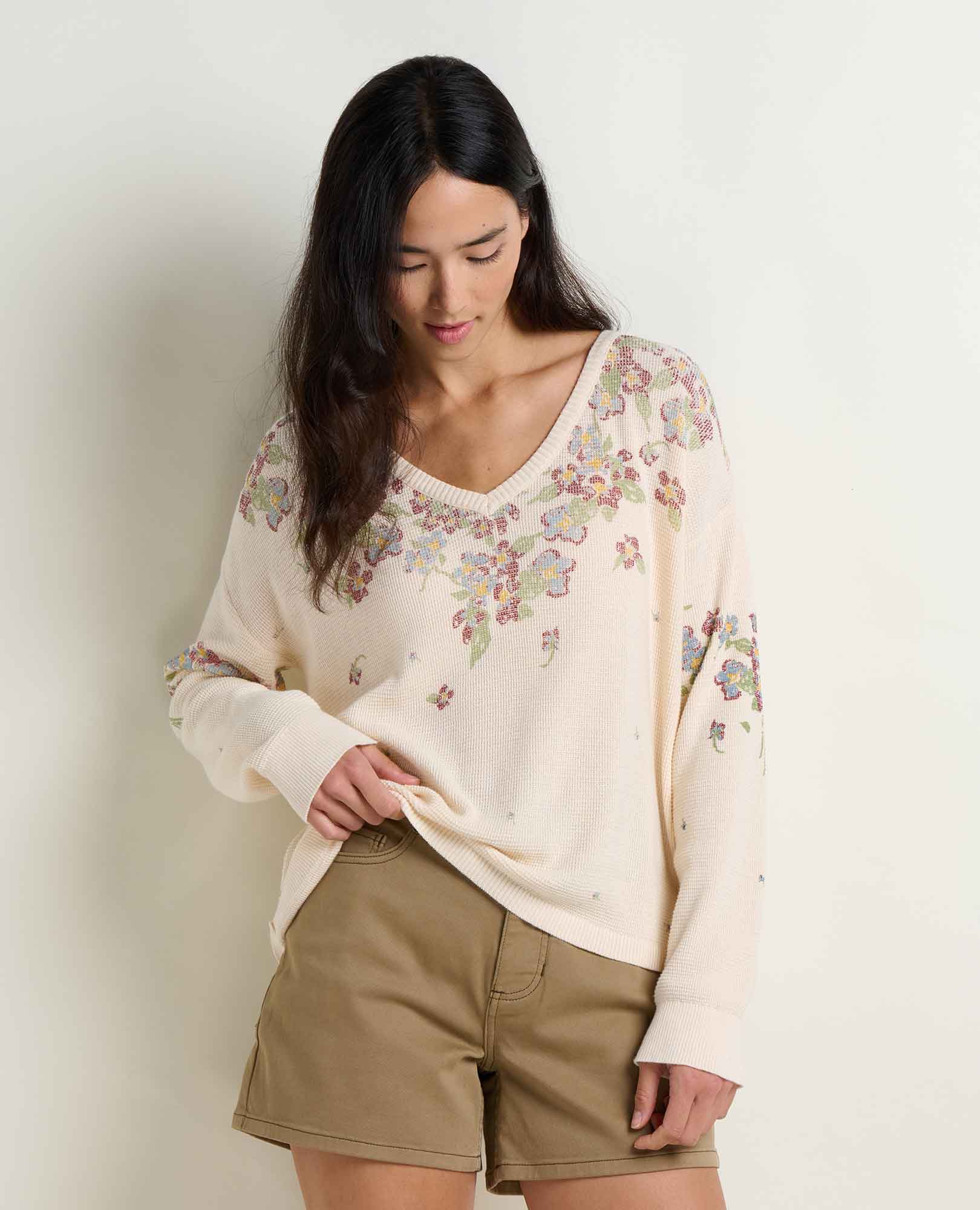 Bianca Patterned Pullover Sweater