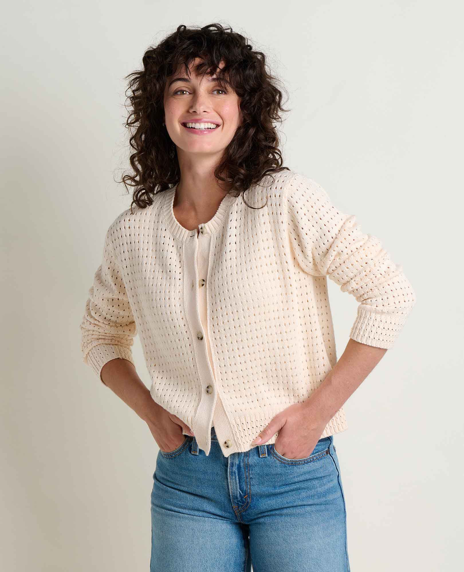Bianca Pointelle Cardigan