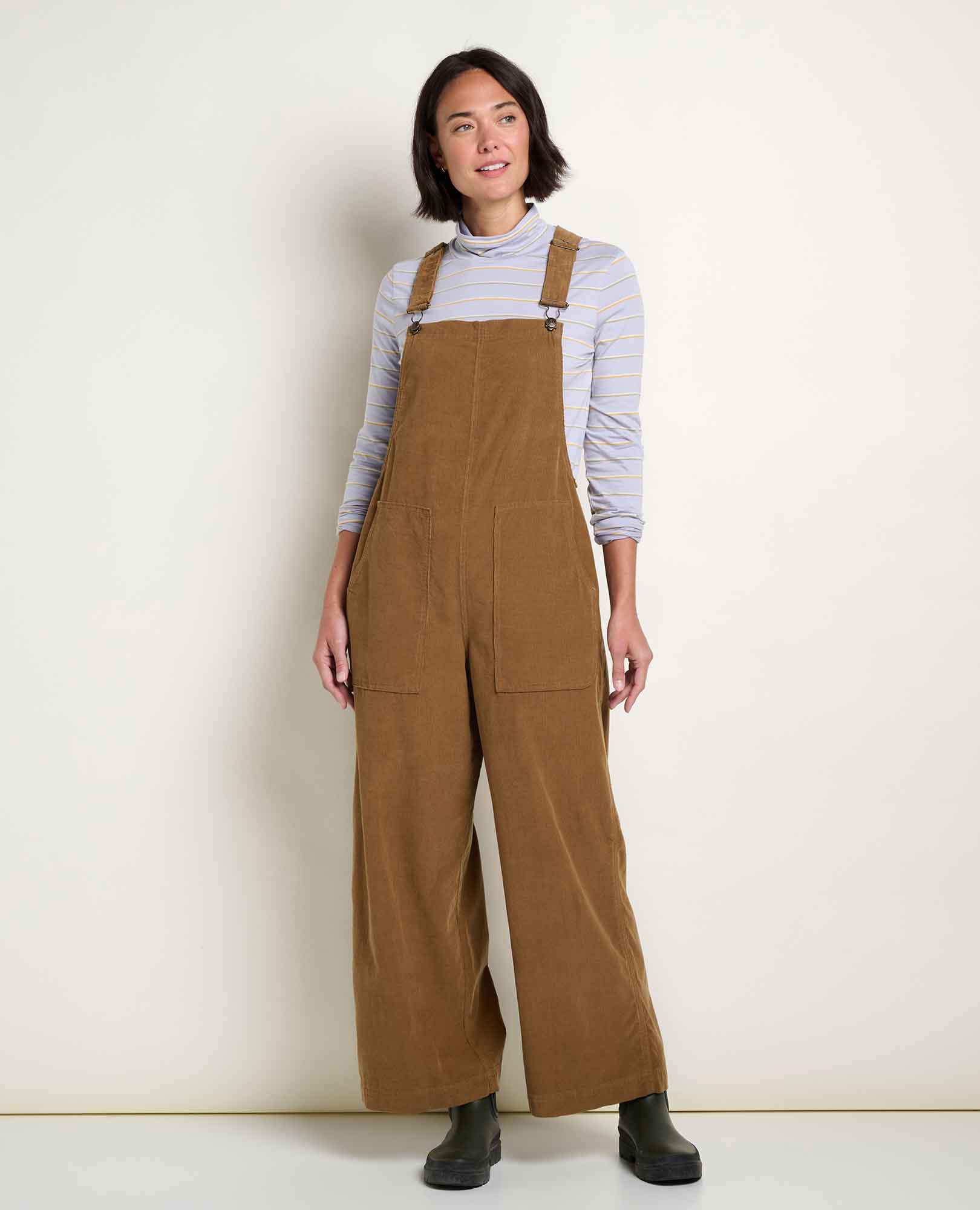 Cattail Corduroy Wide Leg Overall